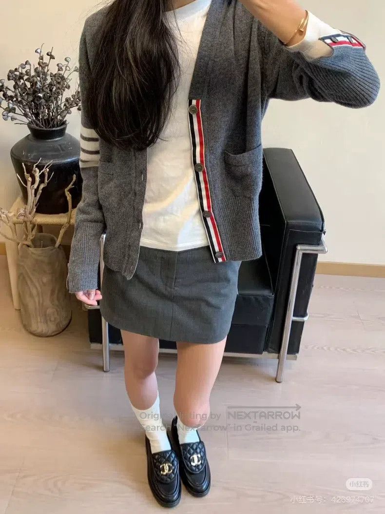 Thom Browne Thom Browne Gray sweater Size US XXL / EU 58 / 5 - 7 Thumbnail