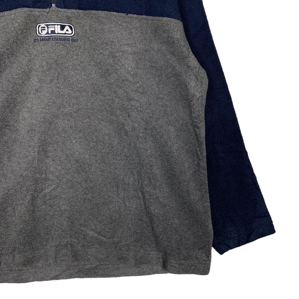 Fila FILA Center Logo Half Zip Pullover Fleece Sweater #0019-C1 Size US M / EU 48-50 / 2 - 5 Thumbnail