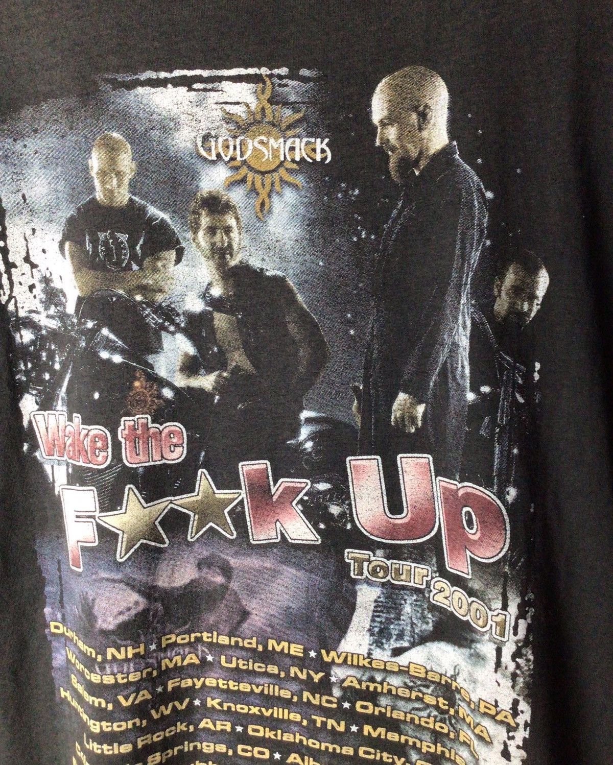 Rap Tees × Vintage Godsmack wake the f**k up tour 2001 Size US XXL / EU 58 / 5 - 4 Thumbnail