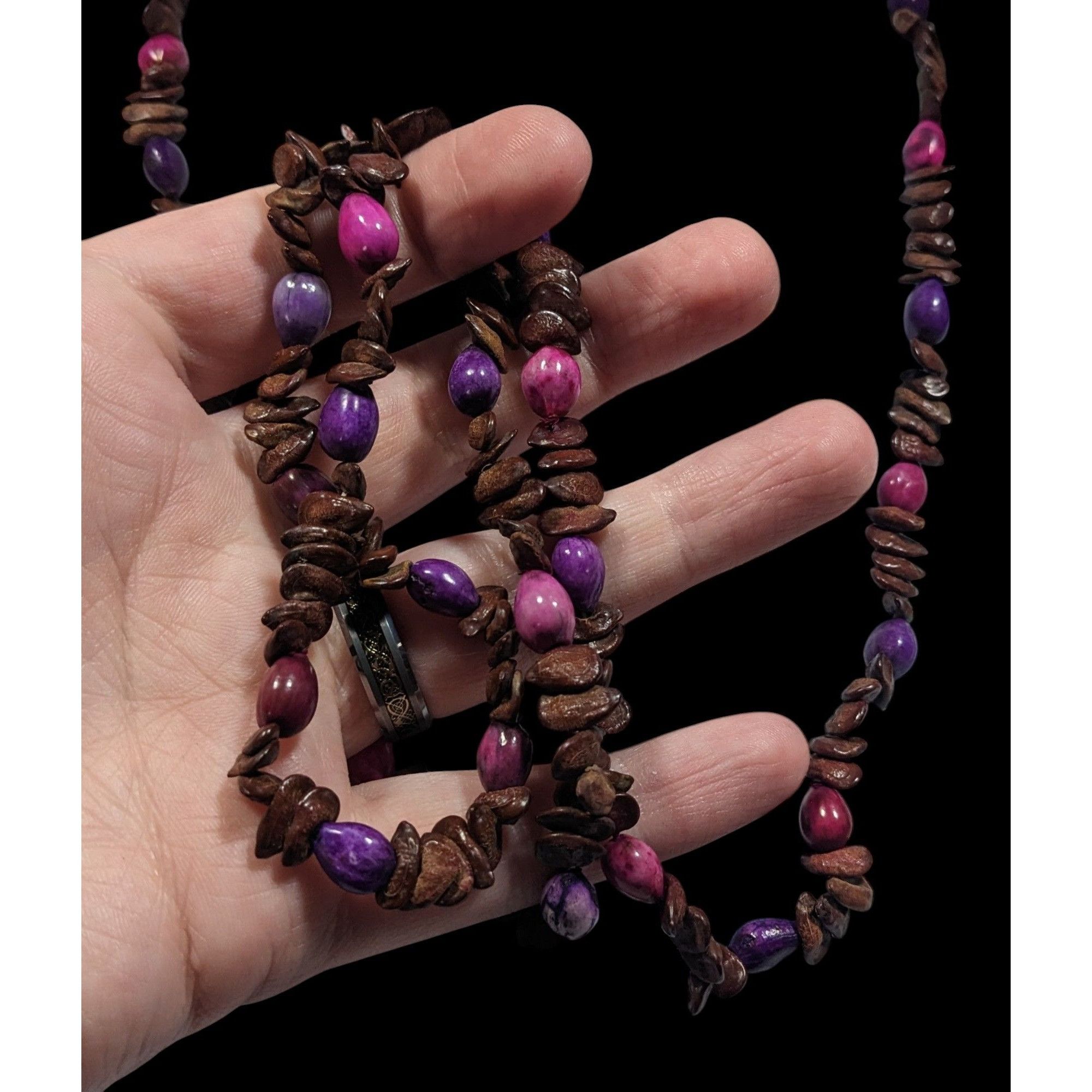 Other Vintage Fairycore Hippie Apple And Cardamom Seed Necklace Size ONE SIZE - 6 Thumbnail