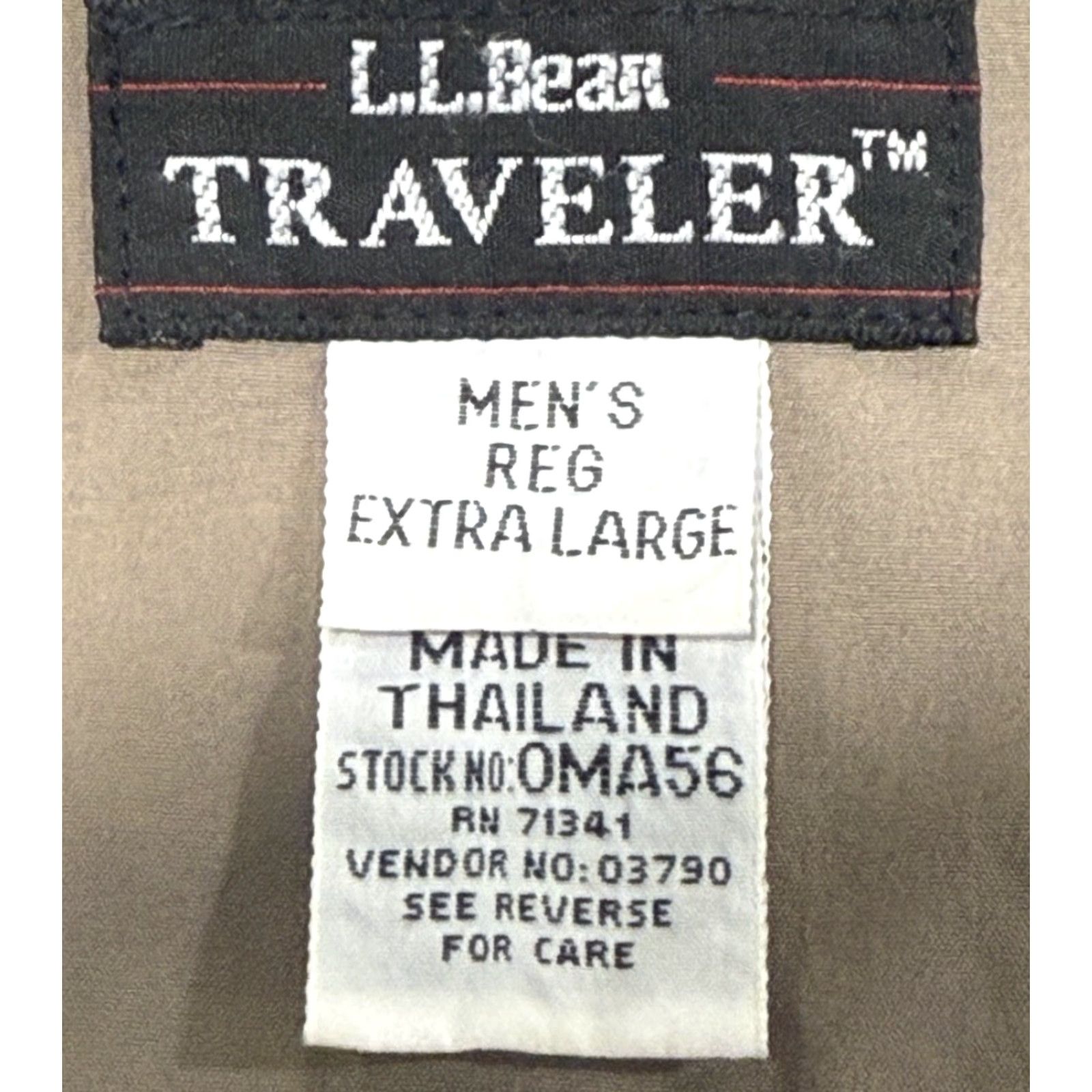 Vintage VINTAGE L.L. Bean Traveler Jacket Khaki Brown Reg XL Utility Vented Zipped Field Chore Jacket 90s Outdoor Workwear Mens Size US XL / EU 56 / 4 - 6 Thumbnail