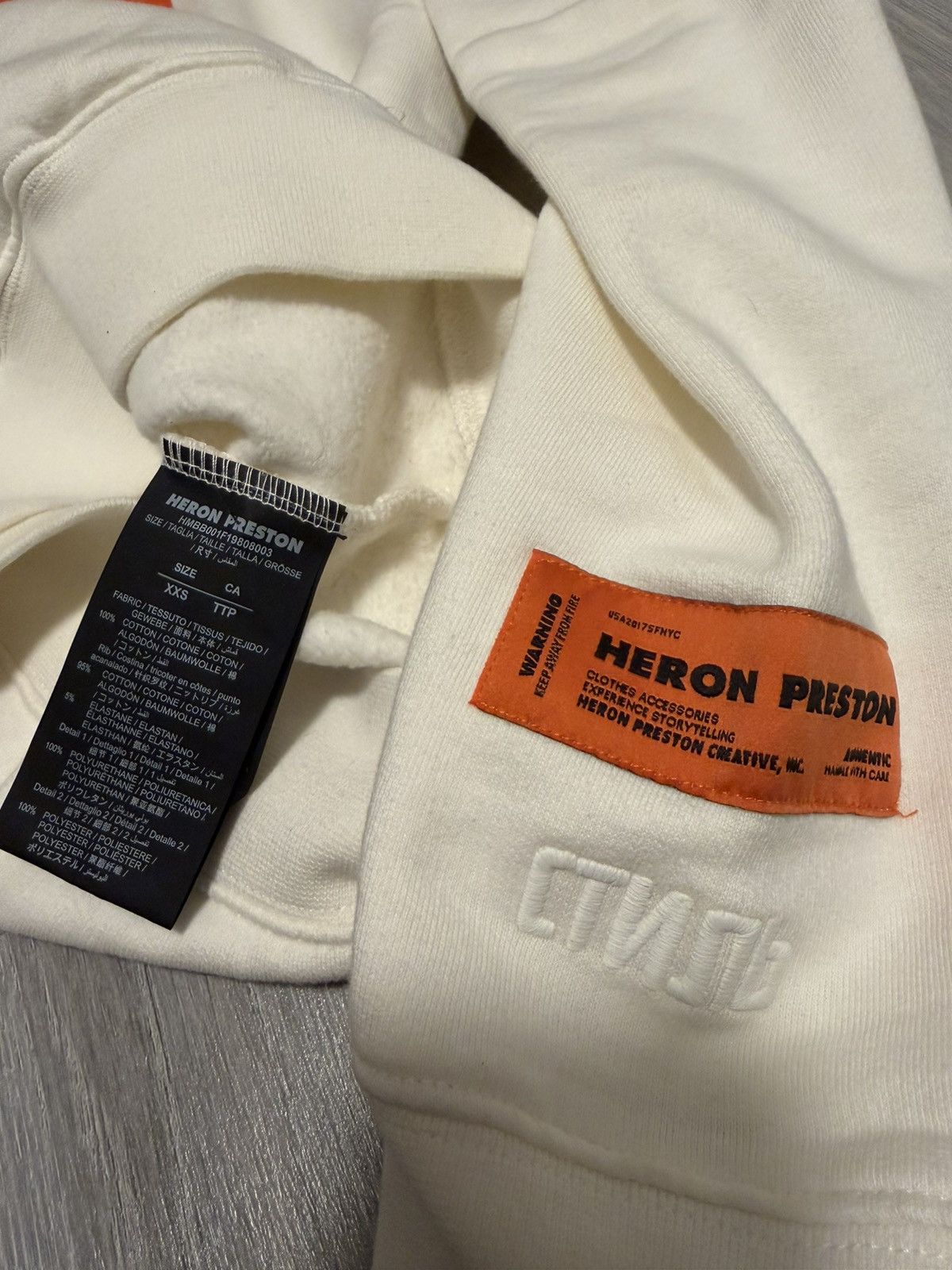 Heron Preston Heron Preston hoodie XS Size US XS / EU 42 / 0 - 4 Thumbnail