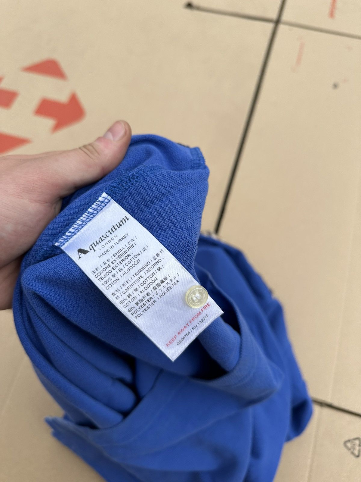 Aquascutum × Vintage Vintage Aquascutum Polo Y2K Old Money Style Size US XL / EU 56 / 4 - 10 Thumbnail
