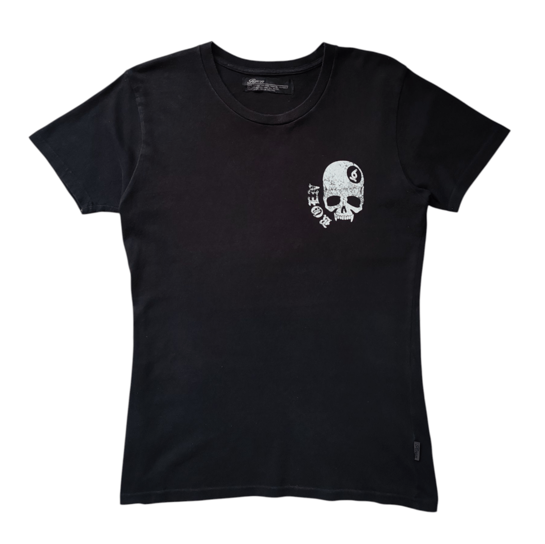 Roen ROEN Japan T Skull Punk Gothic shirt size Medium Size US S / EU 44-46 / 1 - 2 Thumbnail