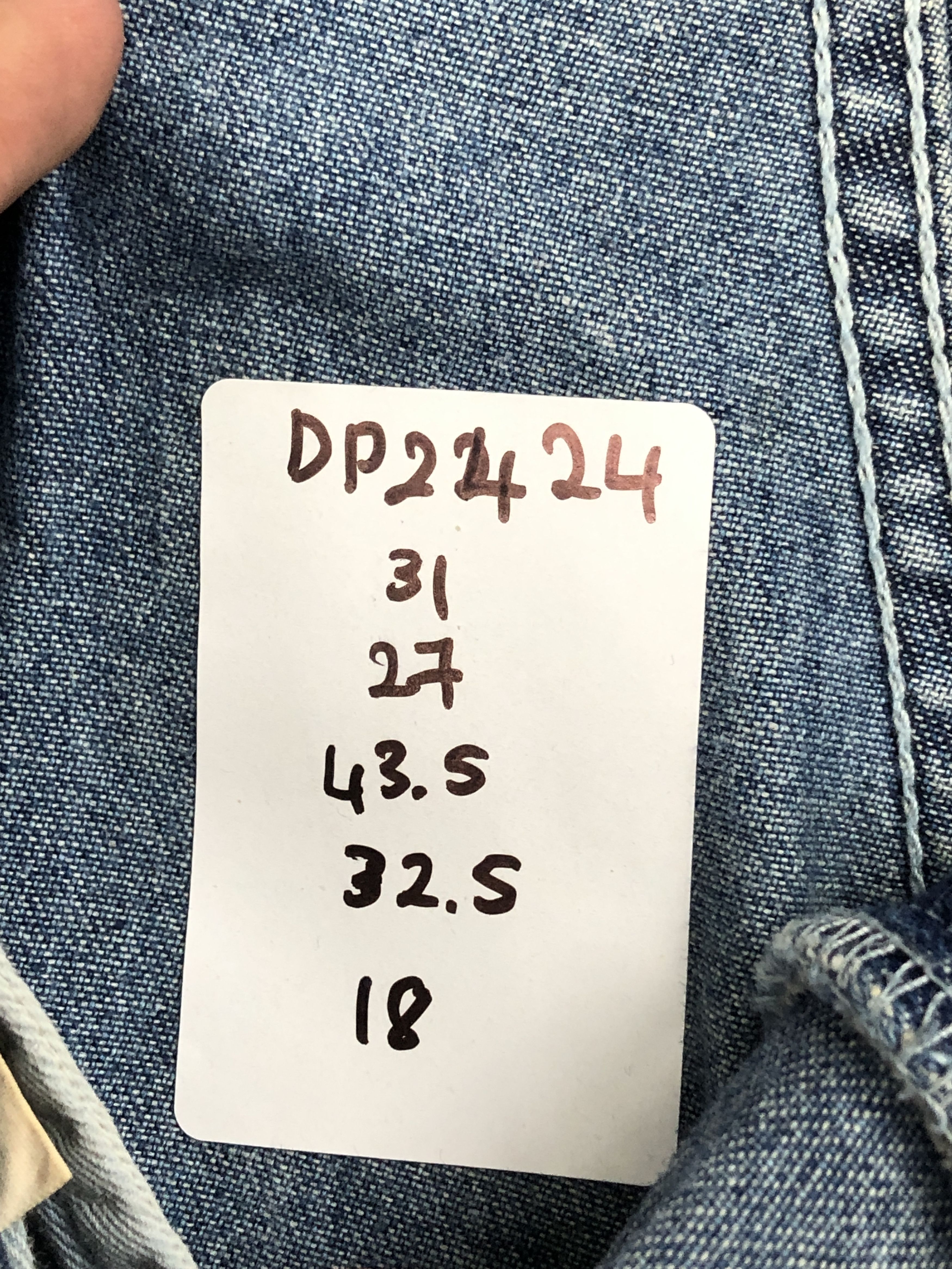 Oshkosh Vintage Oshkosh B'Gosh Muliti Pocket Cargo Denim DP2424 Size US 31 - 10 Thumbnail