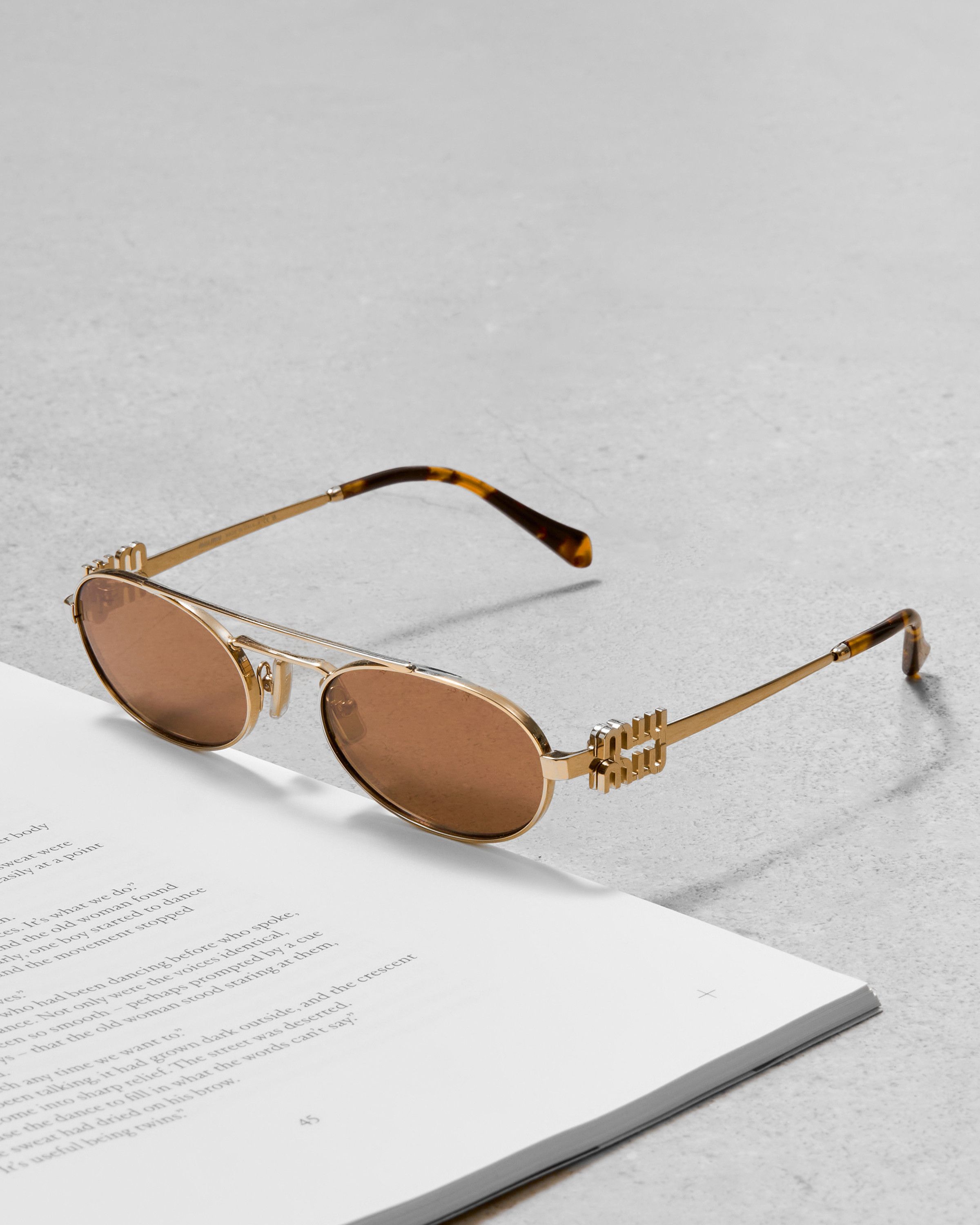 Miu Miu MIU MIU MU 54ZS 5AK40D Sunglasses Size ONE SIZE - 1 Thumbnail