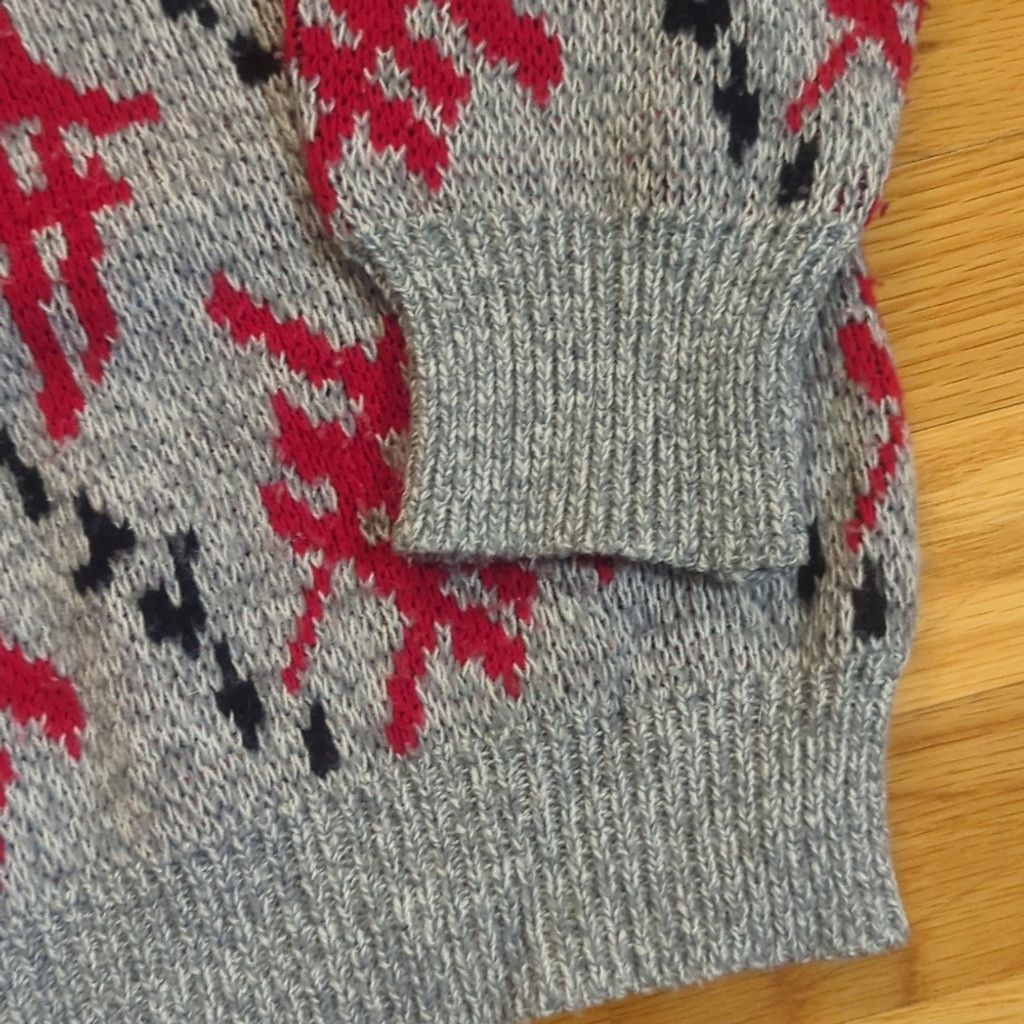Vintage Vintage sweater 80s 90s Small Grey w red hashtag print Size US S / EU 44-46 / 1 - 3 Thumbnail