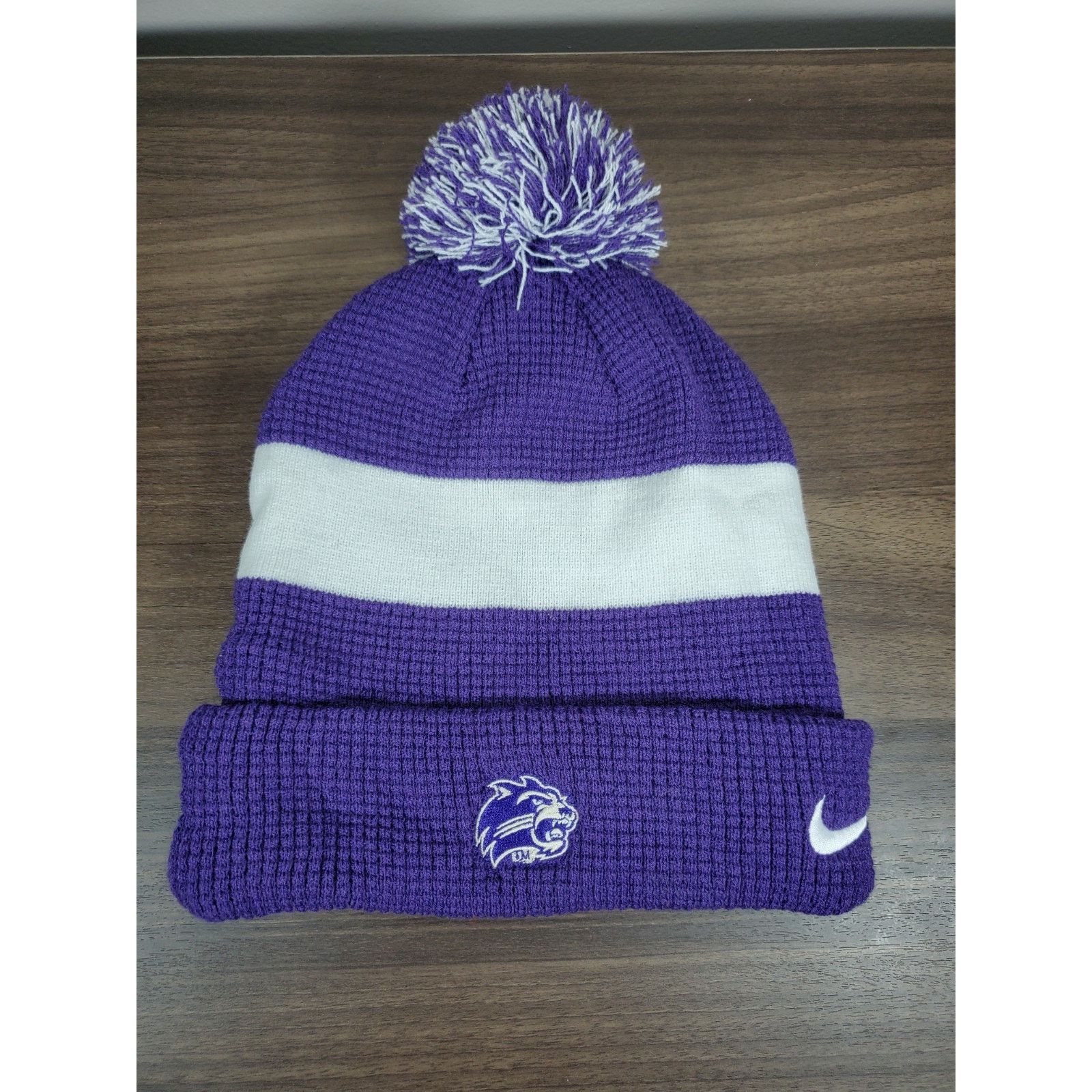 NCAA × Nike WCU Catamounts Hat On-Field Sideline Knit Pom Winter Cap Size ONE SIZE - 1 Thumbnail
