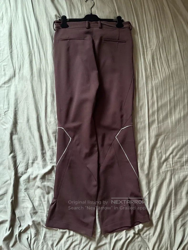 Kiko Kostadinov Kiko Kostadinov wine red long pants Size US 32 / EU 48 - 2 Thumbnail