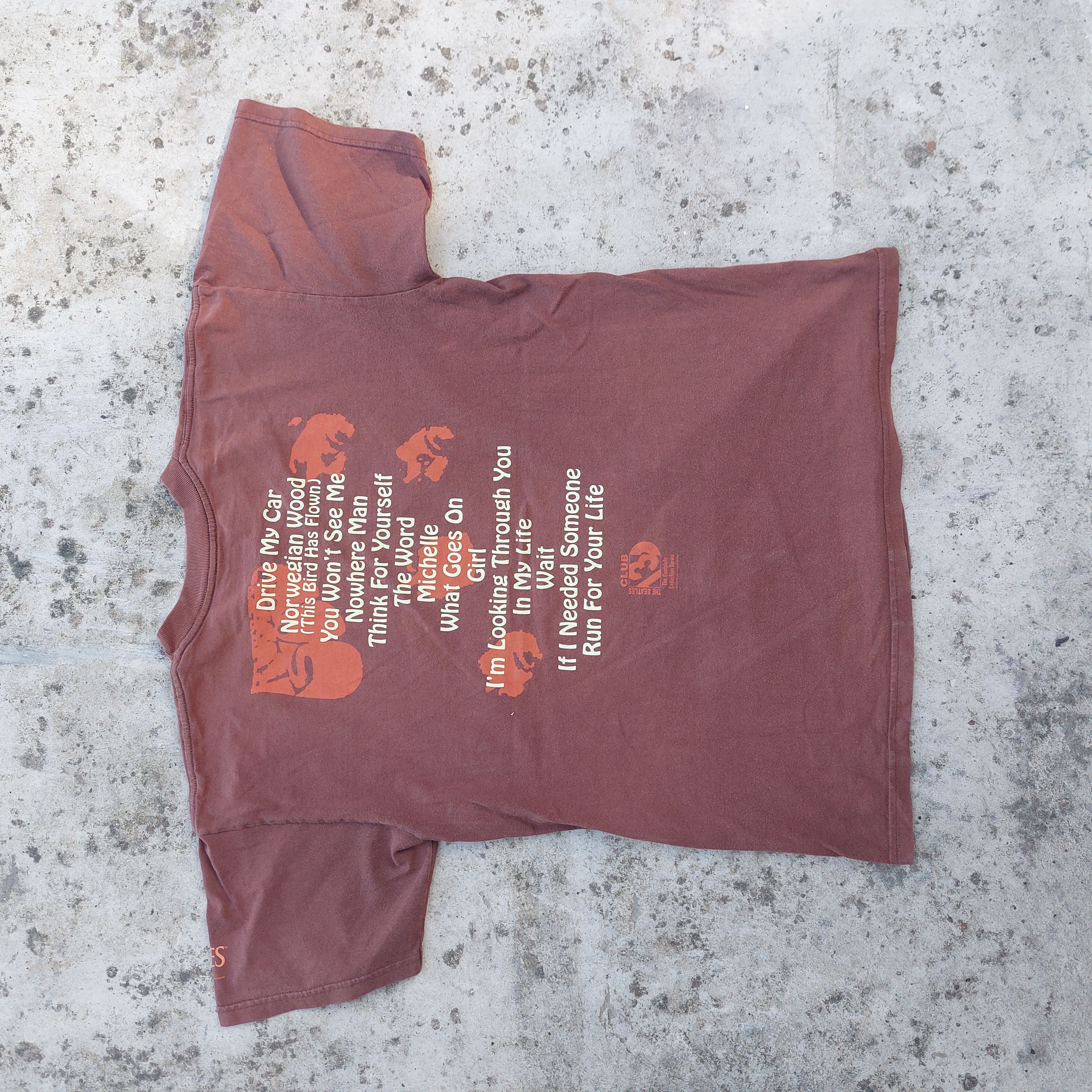 Band Tees × Vintage the beatles rubber souls 1998 vintage tshirt licensed tee Size US L / EU 52-54 / 3 - 8 Thumbnail