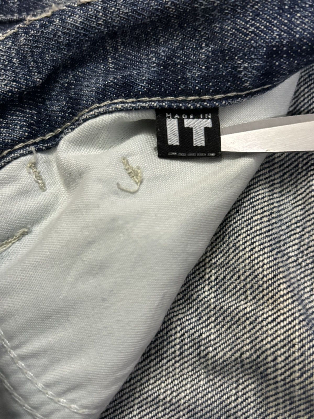 Versace Y2K Versace Jeans Couture Mud Wash Baggy Distressed Jeans Size US 31 - 19 Thumbnail