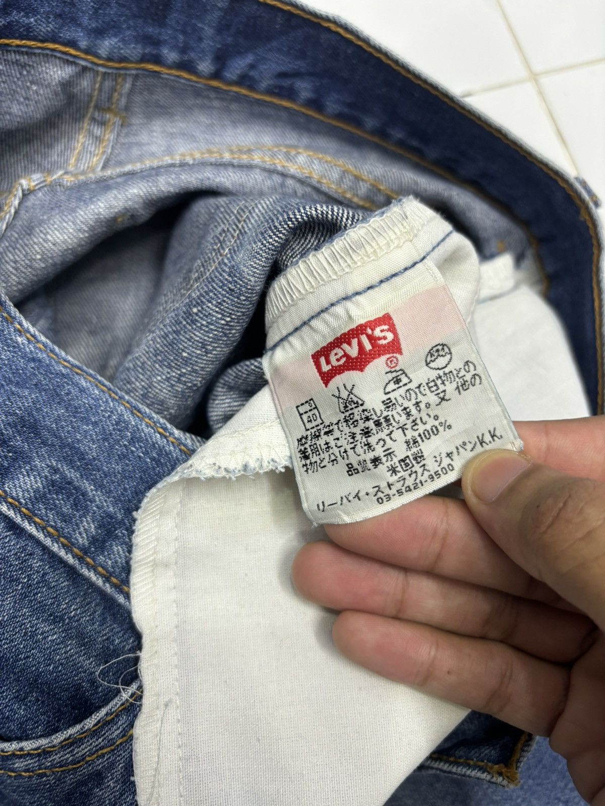Levi's VINTAGE 80s LEVIS 646 ORANGE TAB BOOTCUT DENIM JEANS Size US 29 - 9 Thumbnail