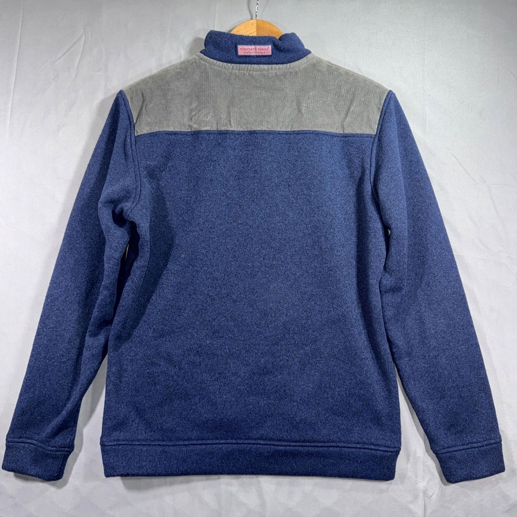Vineyard Vines Vineyard Vines Sweatshirt Mens Small Blue Gray Quarter Zip Fleece Pullover Logo Size US S / EU 44-46 / 1 - 2 Thumbnail