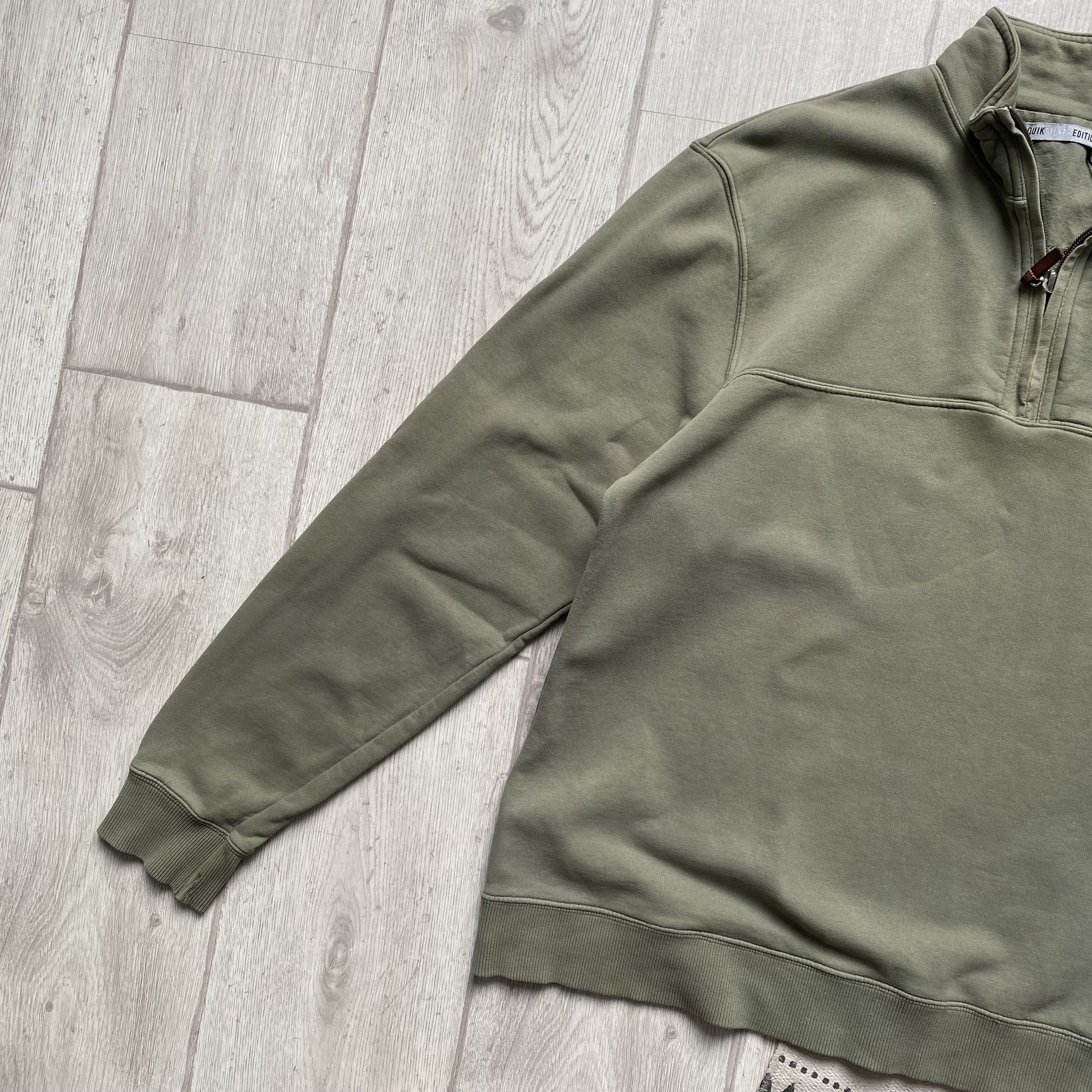 Quiksilver Vintage Faded Quiksilver Sweatshirt half zip sweater Size US M / EU 48-50 / 2 - 6 Thumbnail