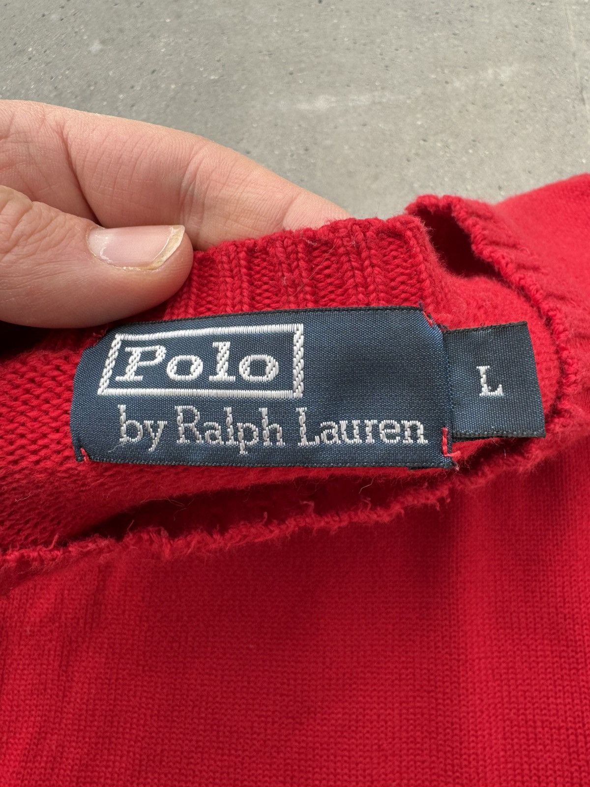 Polo Ralph Lauren × Ralph Lauren Polo Ralph Lauren red Sweater Size US L / EU 52-54 / 3 - 4 Thumbnail