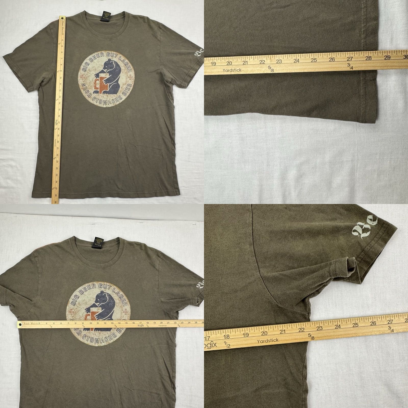 Lucky Brand VINTAGE Lucky Brand T Shirt Adult L Brown Cotton Crew Neck Short Sleeve 90s Y2K Hipster USA Mens Size US L / EU 52-54 / 3 - 8 Thumbnail