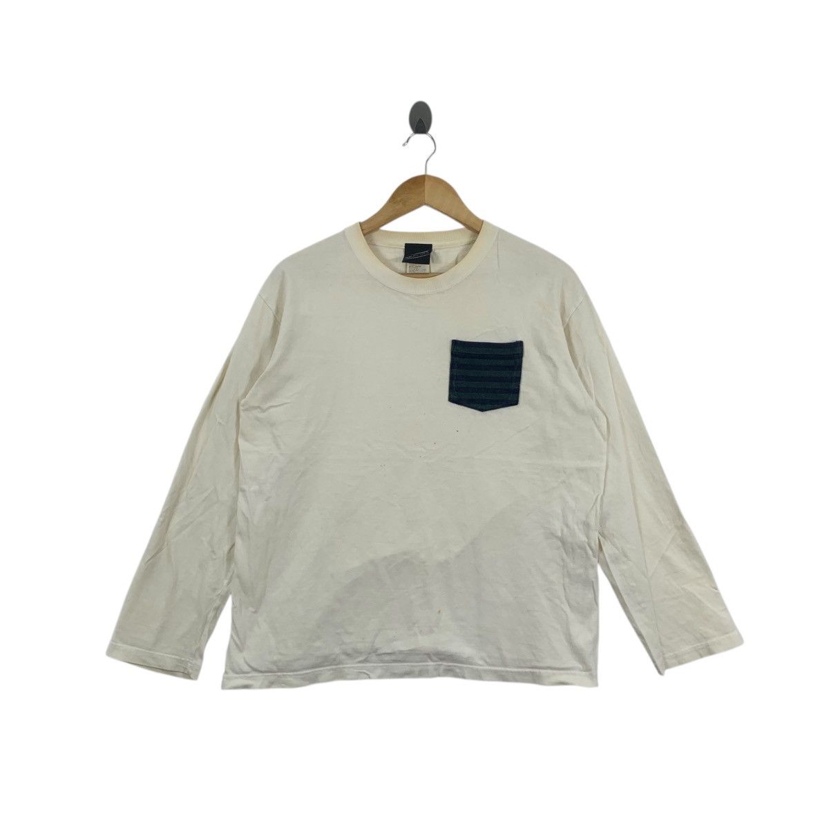 Beams Plus BEAMS PLUS ART Patch Pocket Minimalist Design Tee Shirt Top Size M / US 6-8 / IT 42-44 - 1 Thumbnail