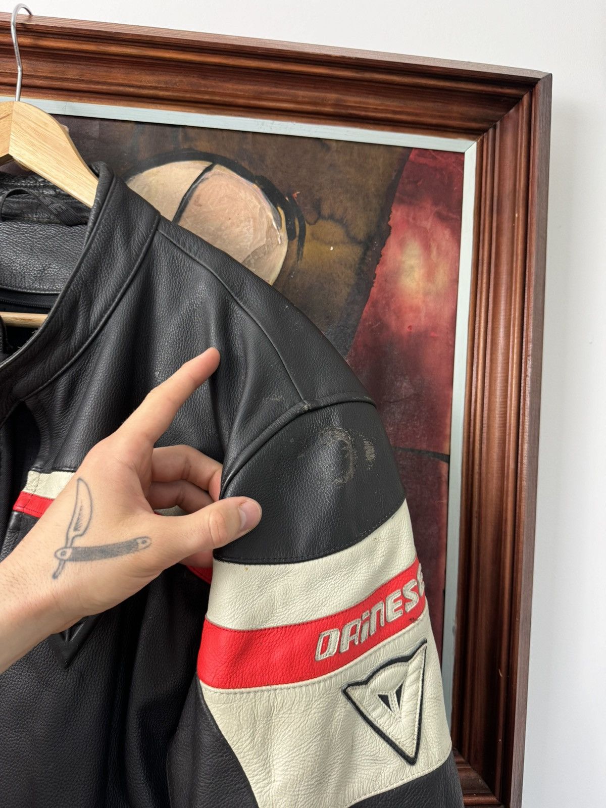 Dainese Vintage Dainese Leather Biker Moto Racing Jacket Streetwear Size US L / EU 52-54 / 3 - 4 Thumbnail