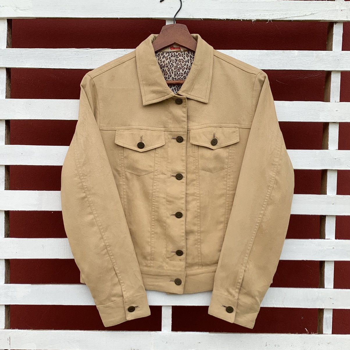 image of Awaw Junko Shimada Jacket in Light Brown, Women's (Size Small)