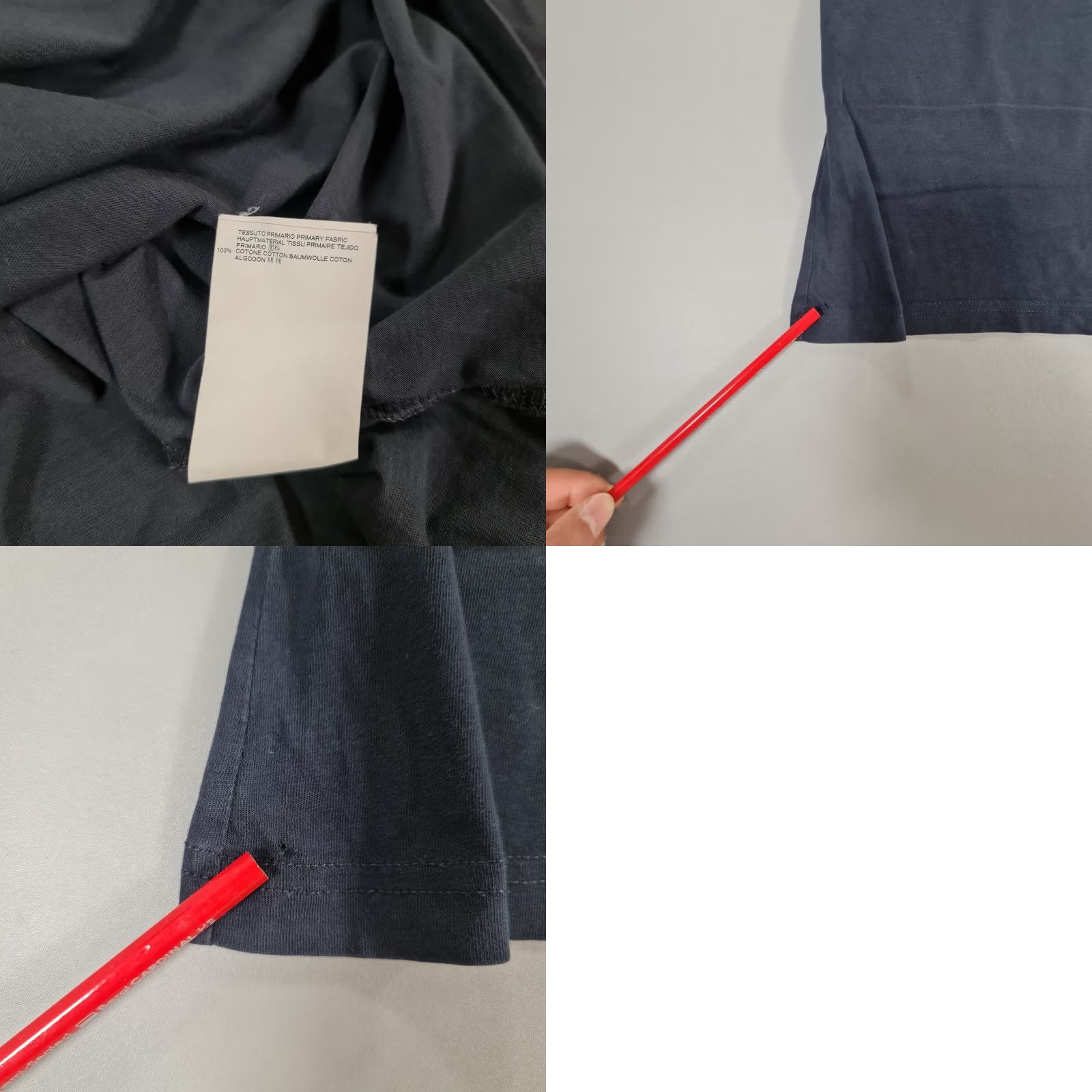 Vivienne Westwood Vivienne Westwood Mens T Shirt Navy Blue Large Cotton Logo Short Sleeve Crew Neck” Size US L / EU 52-54 / 3 - 8 Thumbnail