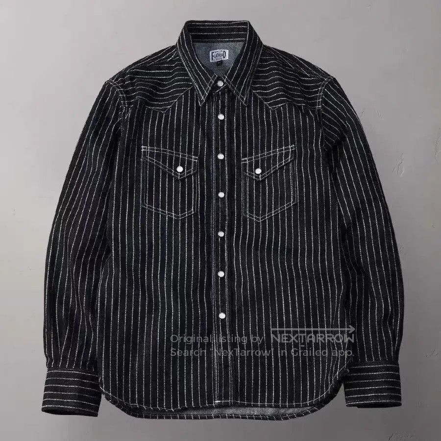 The Flat Head The Flat Head Wabash Stripe Western Shirt. Size US XS / EU 42 / 0 - 2 Thumbnail