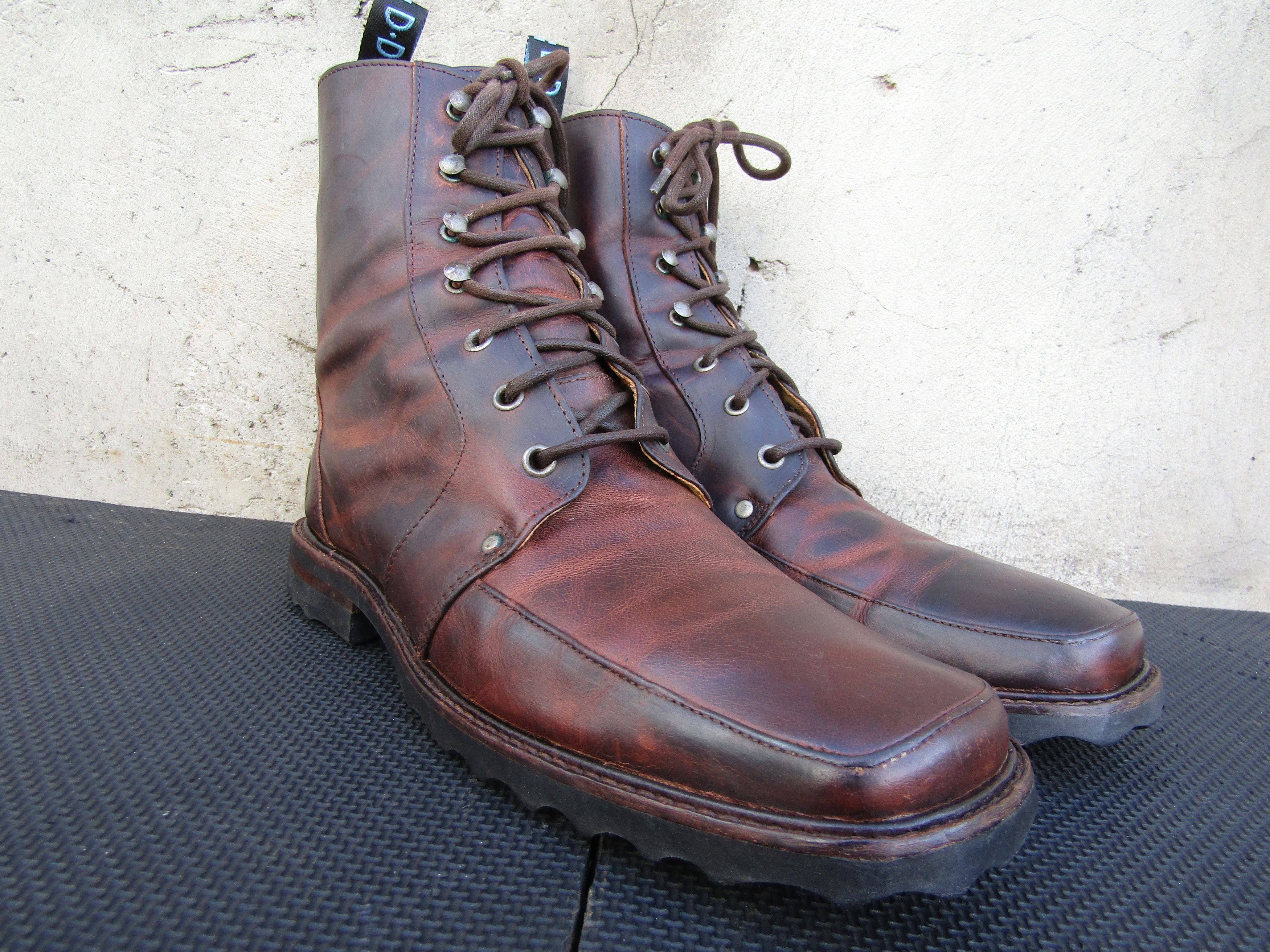 John Fluevog John Fluevog Holden Brown Leather Boots Size US 10 / EU 43 - 10 Thumbnail