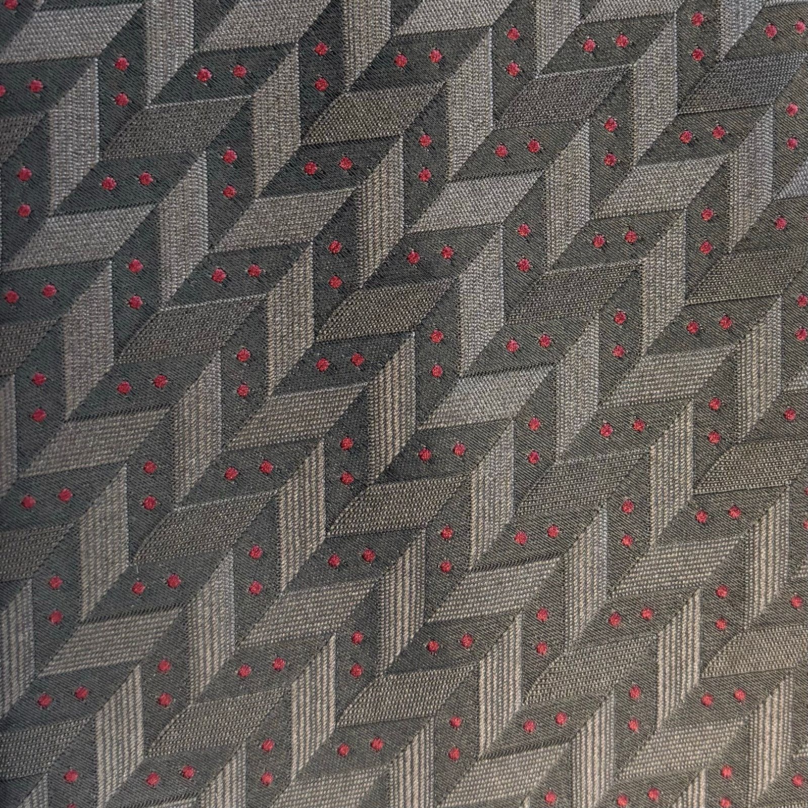 Other Giuliano Giavelli Geometric Tie Black and Steel Size ONE SIZE - 8 Thumbnail