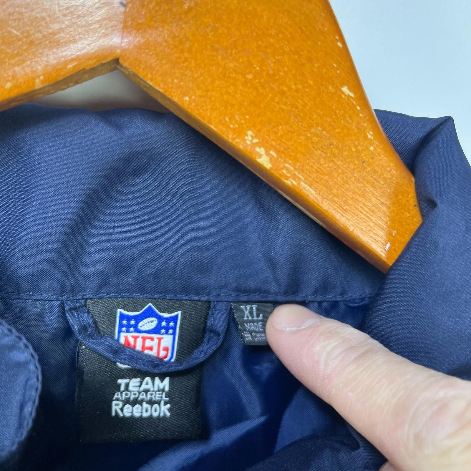 Other Vintage New England Patriots Windbreaker Jacket XL NFL Size ONE SIZE - 4 Thumbnail
