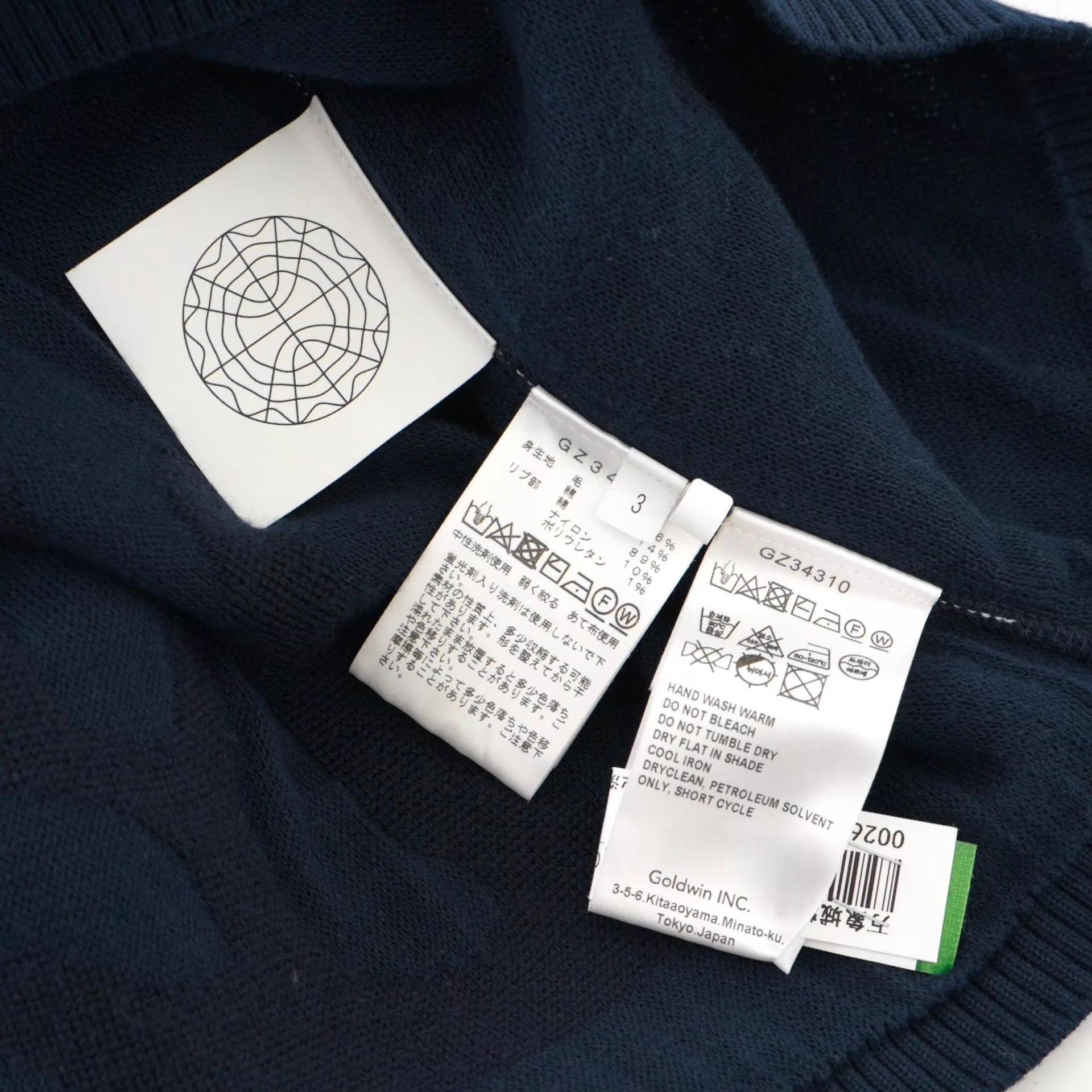 Goldwin Goldwin 24FW 0RD Knit Top DARK NAVY 3 Size US L / EU 52-54 / 3 - 6 Thumbnail