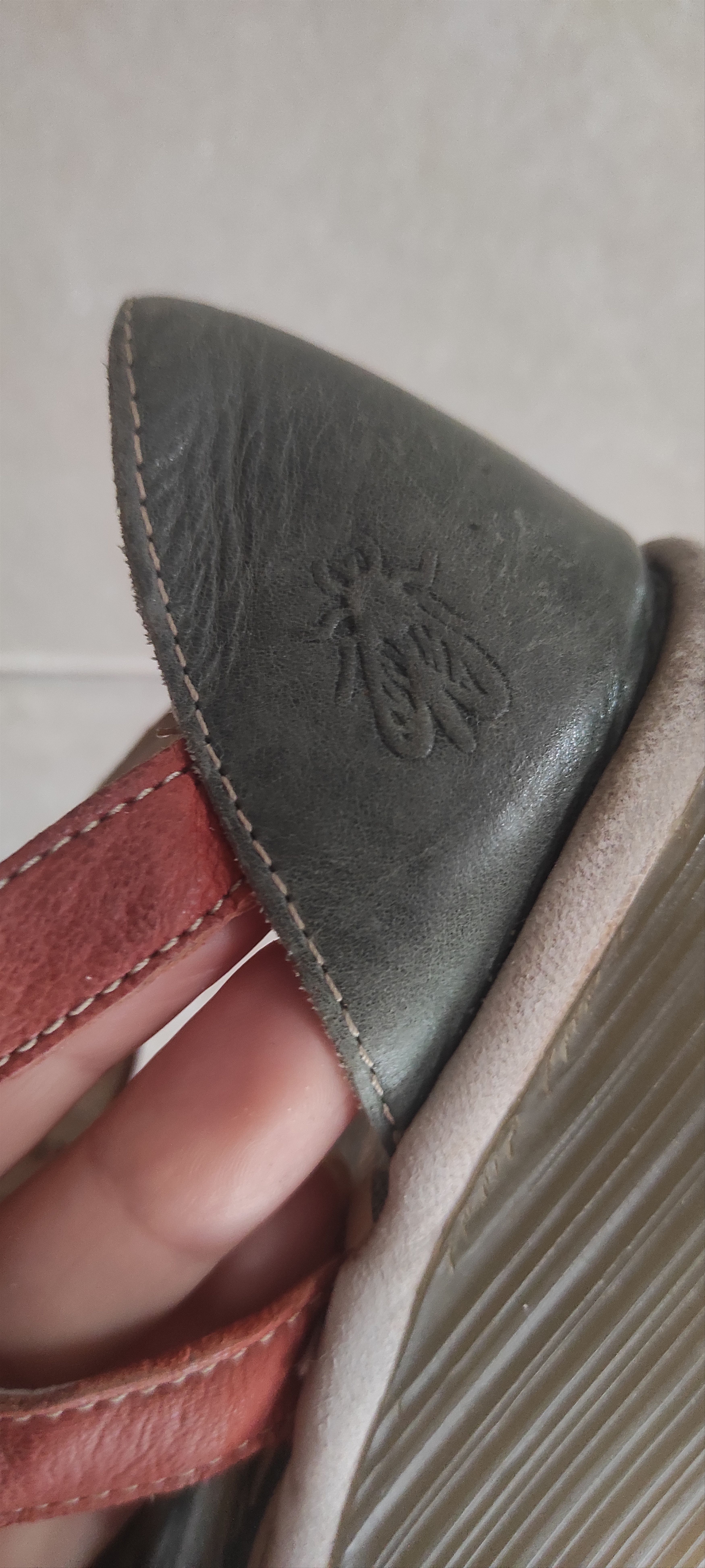 Fly London Fly London Yett Platform Heels Leather Chunky Wedge Shoes Size US 6.5 / IT 36.5 - 13 Thumbnail