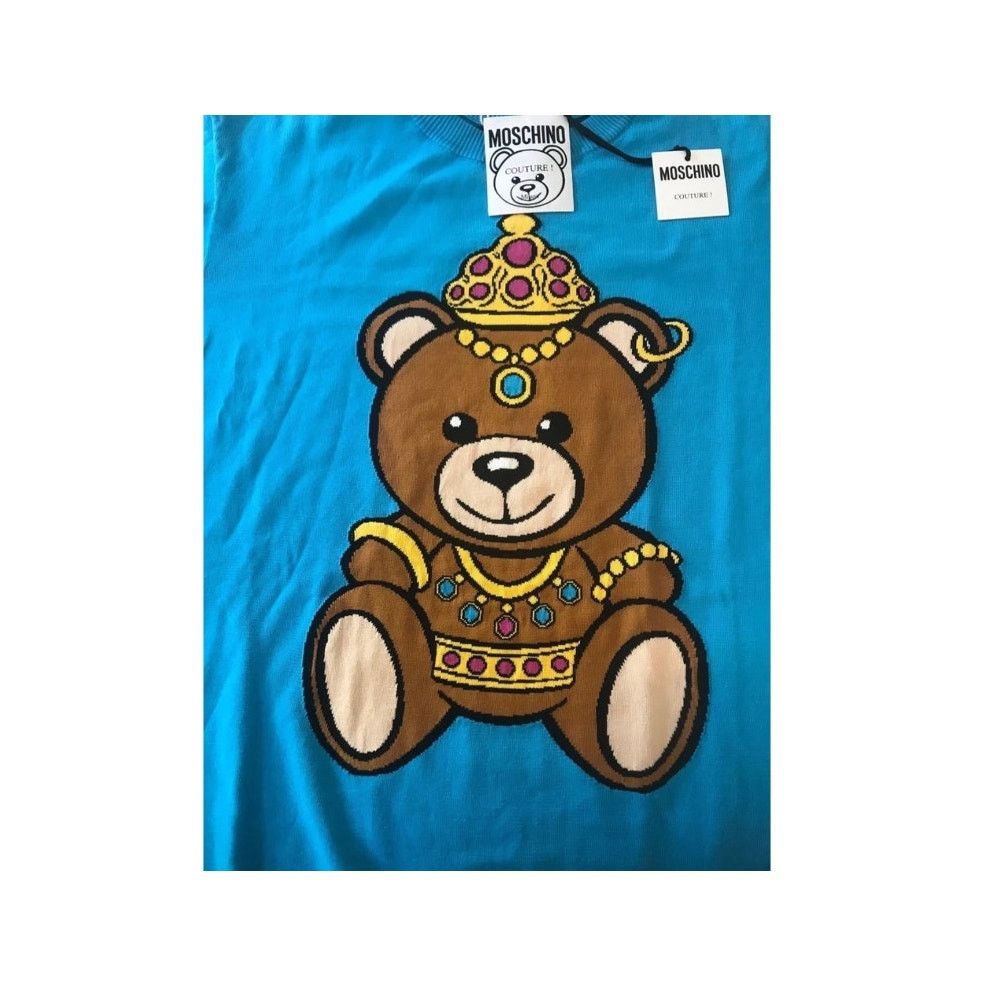 Moschino SS17 Moschino Couture Jeremy Scott CROWNED JUMPER SWEATER Size XXS / US 00 / IT 34 - 4 Thumbnail