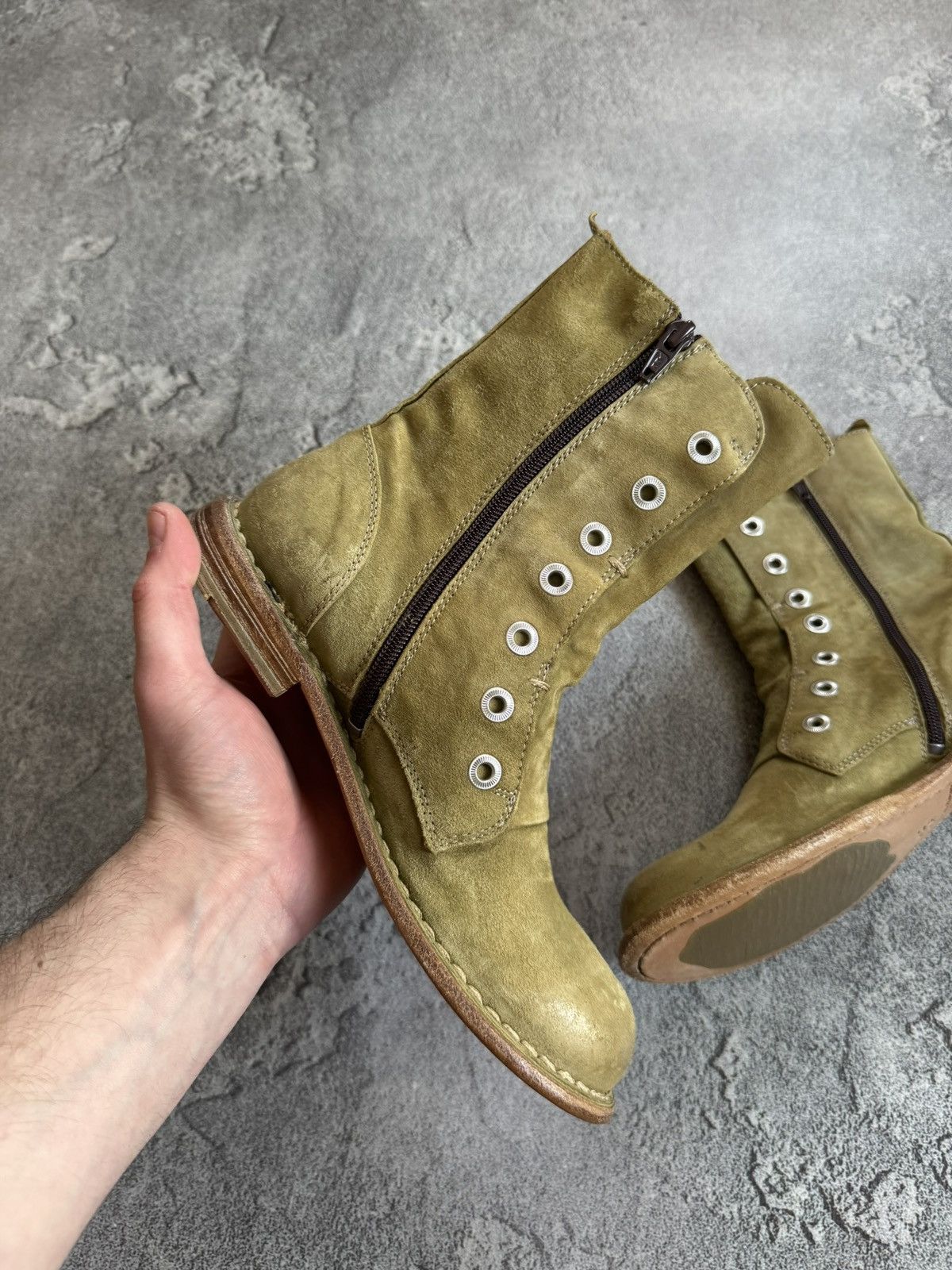 MoMA MOMA 35size suede avantgarde biker shoes ankle retro style Size US 5 / IT 35 - 12 Thumbnail