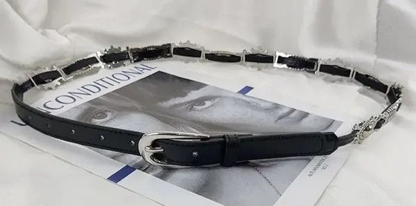 Japanese Brand Outdoor punk rock multi pendant pu leather belt Size ONE SIZE - 7 Thumbnail