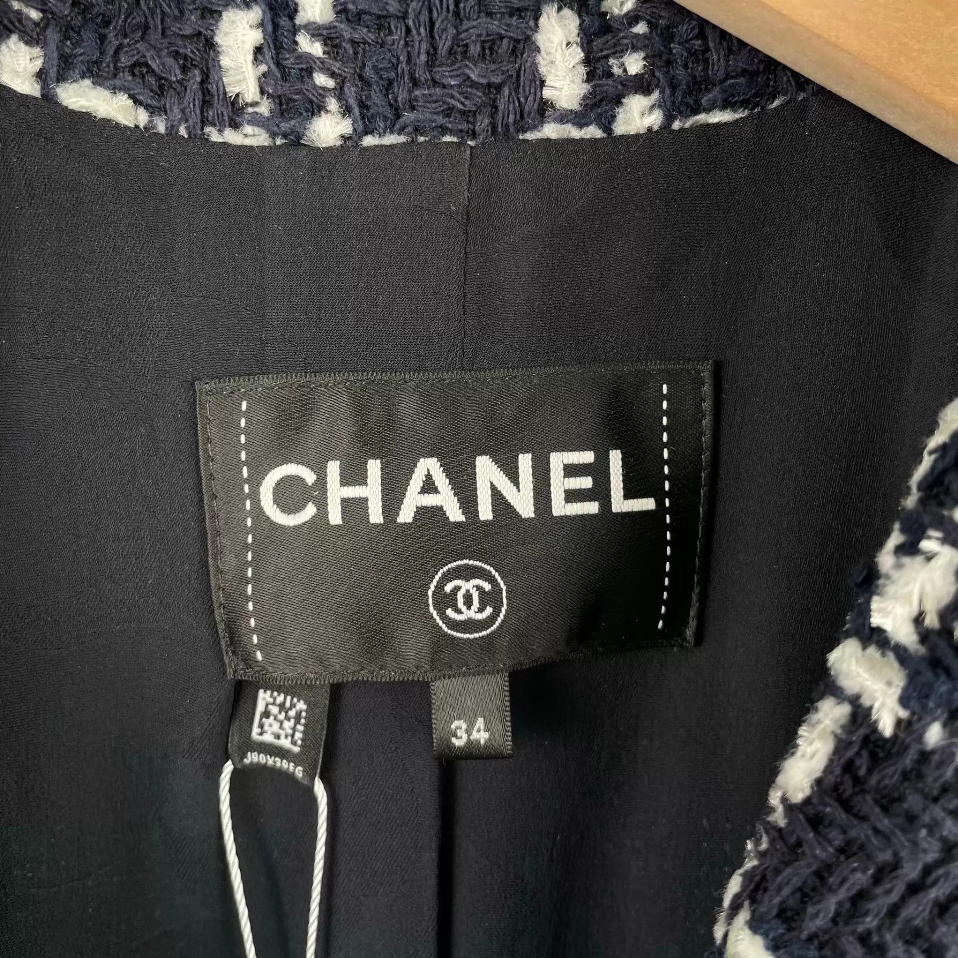 Chanel Chanel Check Color - Blocked Soft Wool Jacket 34 Size XS / US 0-2 / IT 36-38 - 3 Thumbnail