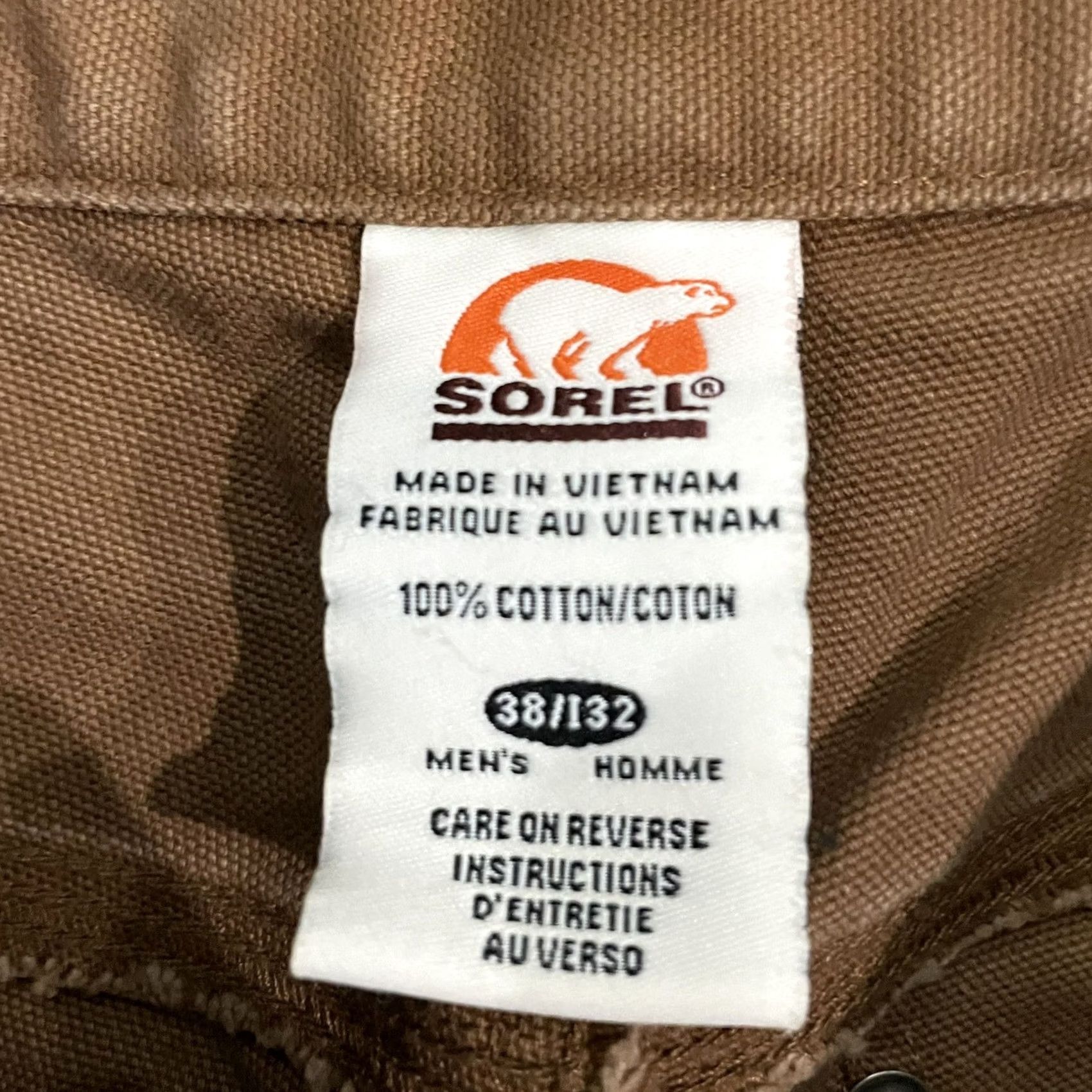 SOREL Sorel Pants Mens 38x32 Cotton Brown Dress Pants Size US 38 / EU 54 - 4 Thumbnail
