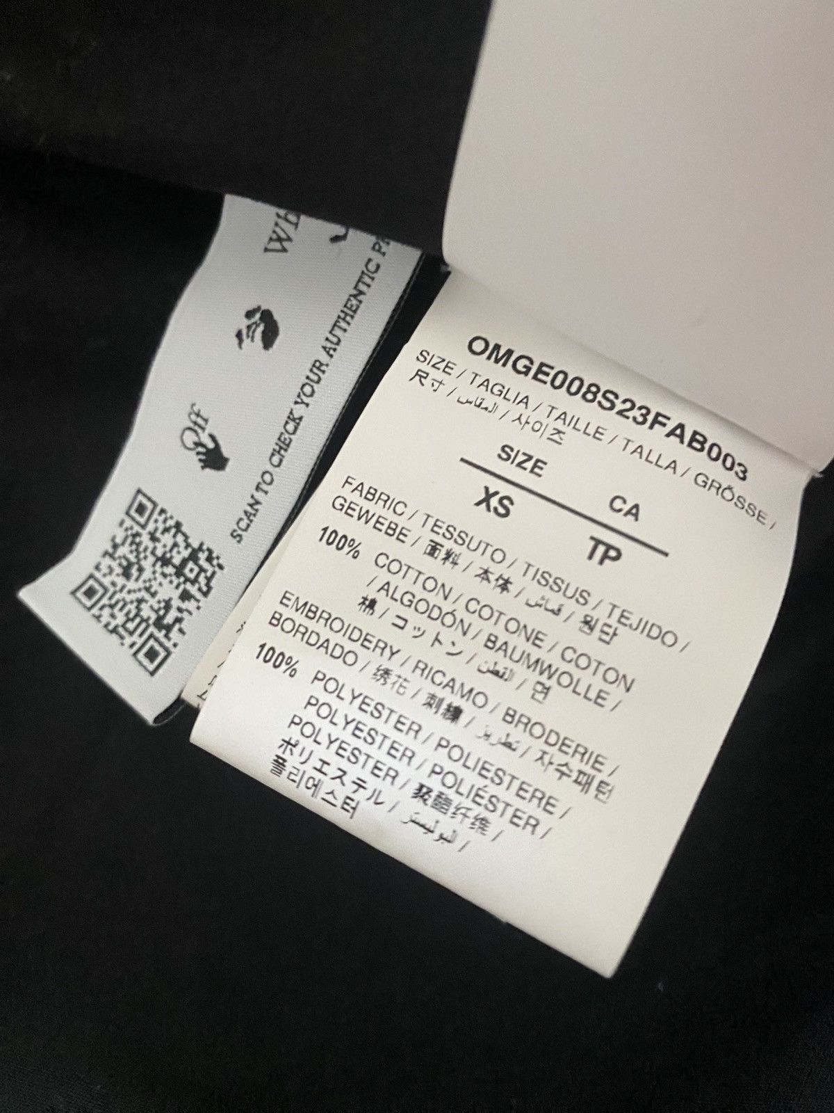 Off-White Off-White Exact Opposite Jacket Size XS Size US XS / EU 42 / 0 - 9 Thumbnail