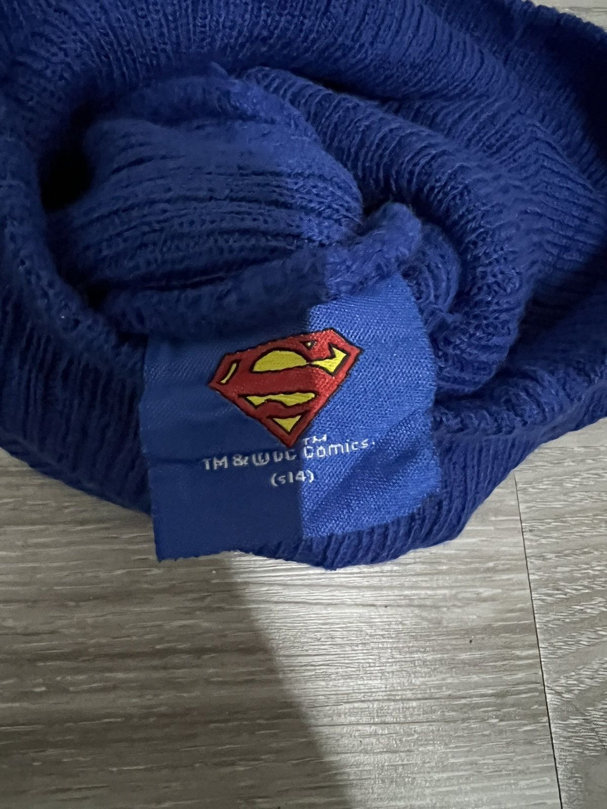 DC Comics Dc comics Superman Cartoon Beanie Hat Size ONE SIZE - 6 Thumbnail