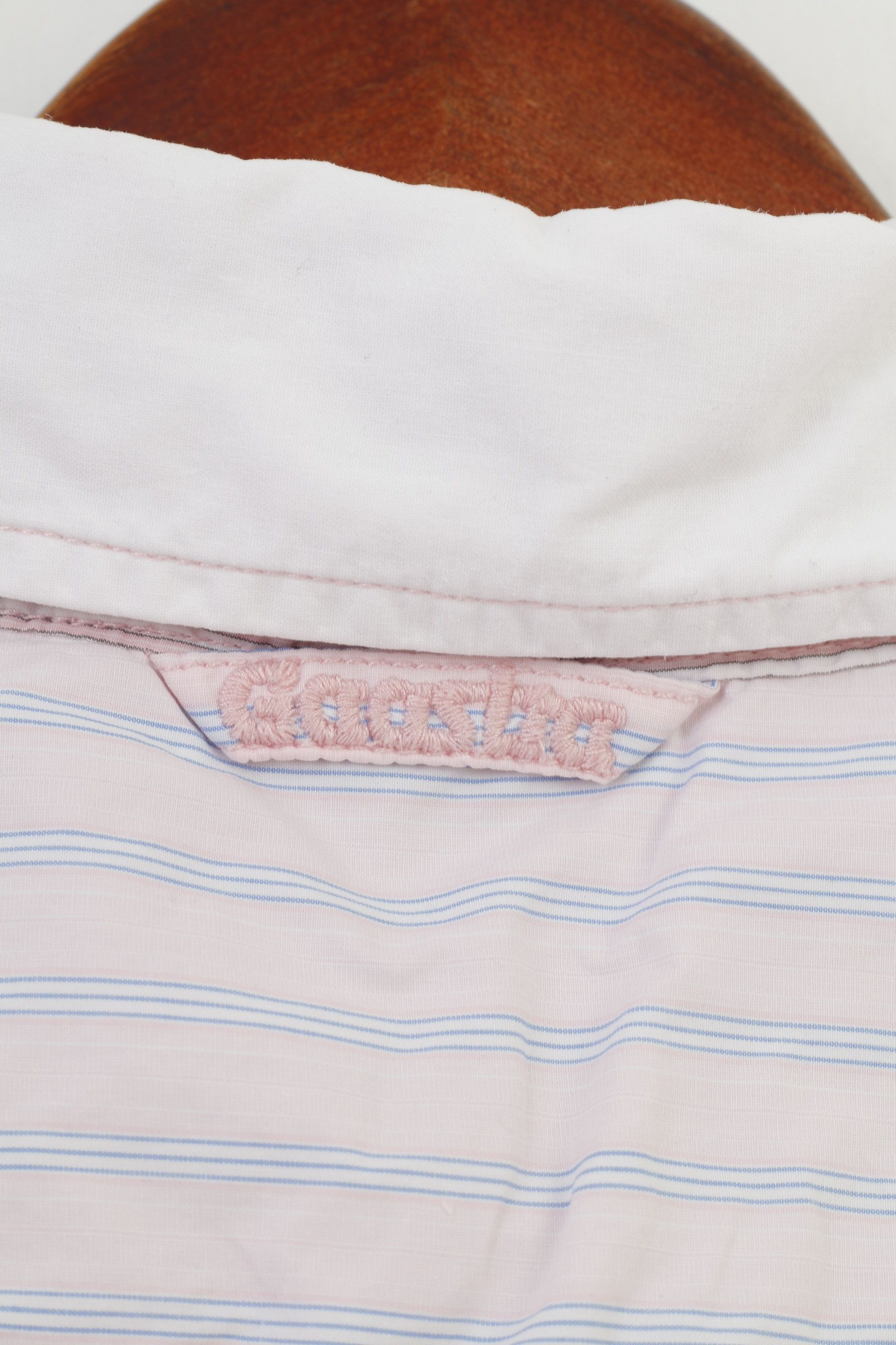 Vintage Gaastra Women M Casual Shirt Pink Cotton Striped 10849 Size M / US 6-8 / IT 42-44 - 8 Thumbnail