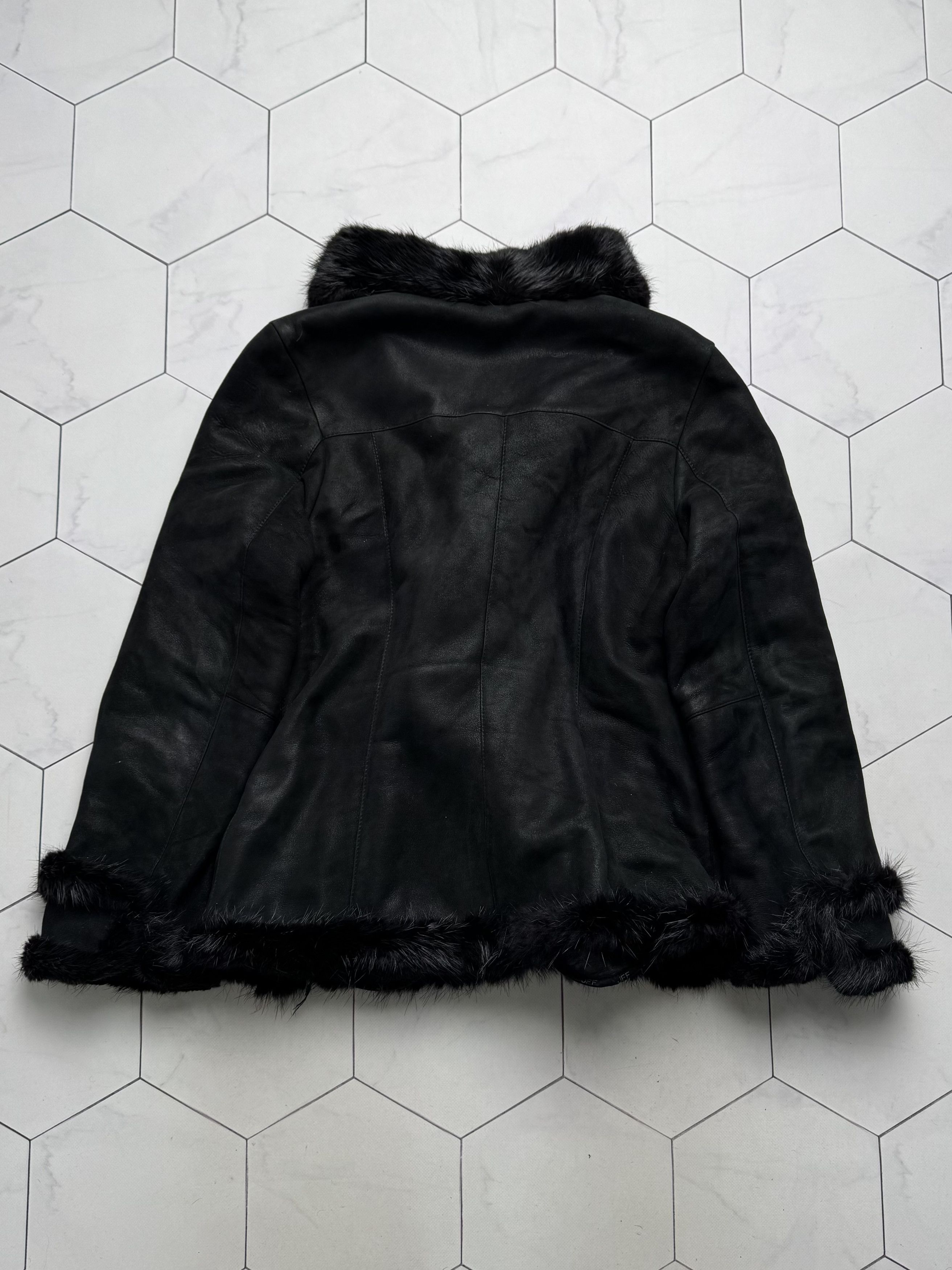 Vintage Vintage Real Shearling Coat (B550) Size M / US 6-8 / IT 42-44 - 14 Thumbnail