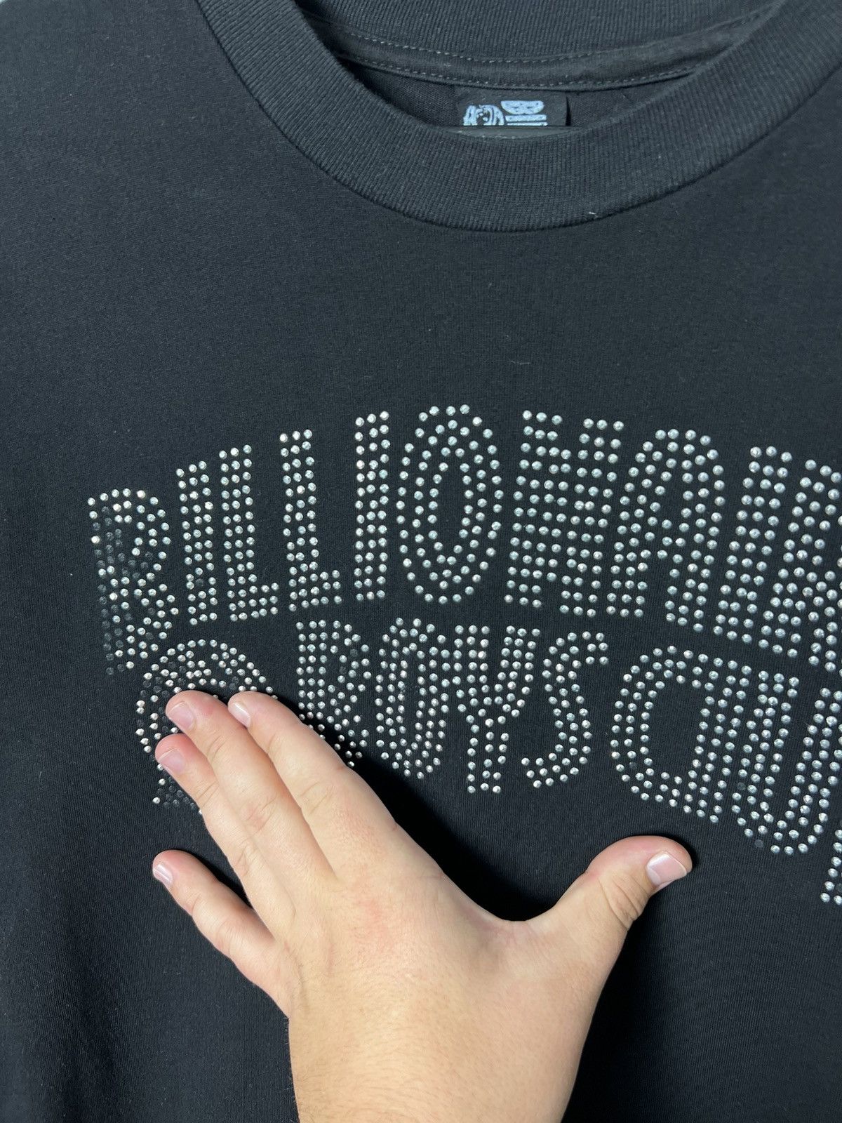 Vintage BBC Billionaire Boys Club Style Swarovski Big Logo Tee Size US S / EU 44-46 / 1 - 5 Thumbnail