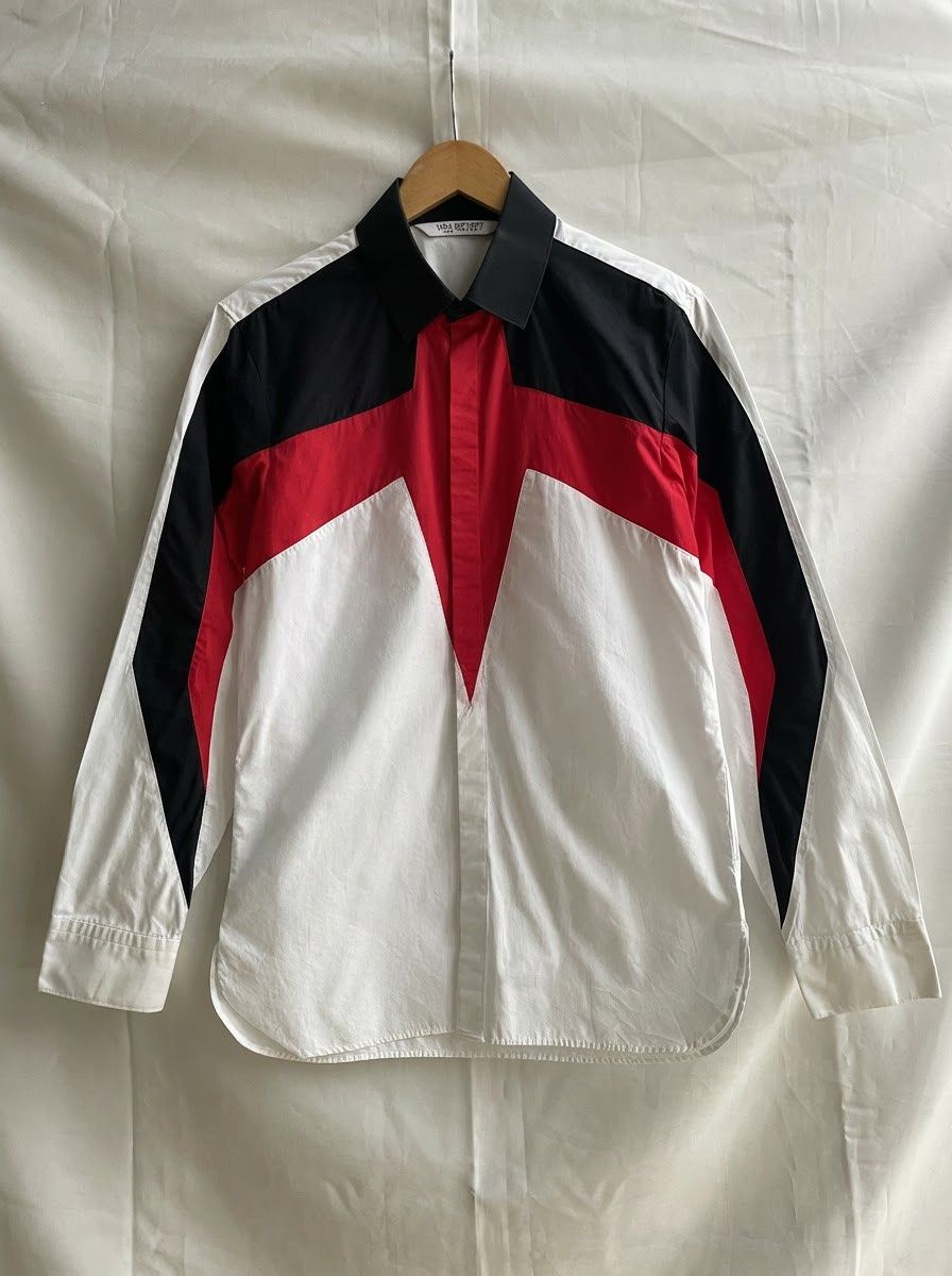 Neil Barrett Neil Barrett Slim Fit Panelled Shirt Size S Size US S / EU 44-46 / 1 - 1 Thumbnail