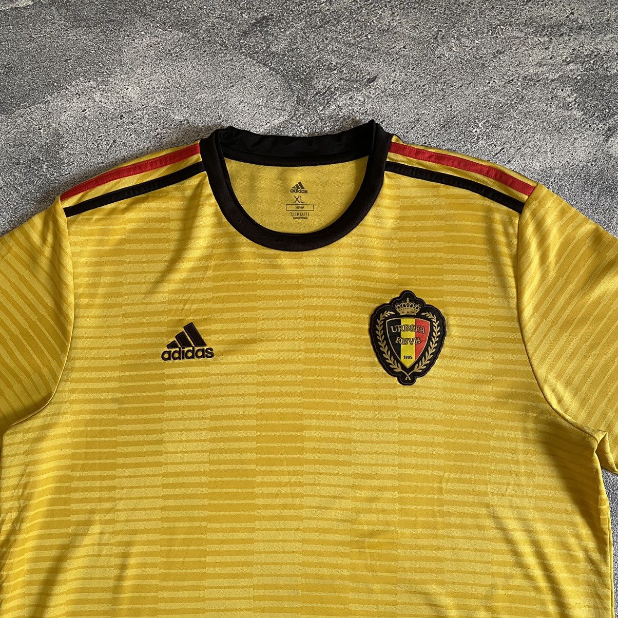Adidas Vintage adidas belgium national 2017 2018 away soccer jersey Size US XL / EU 56 / 4 - 2 Thumbnail