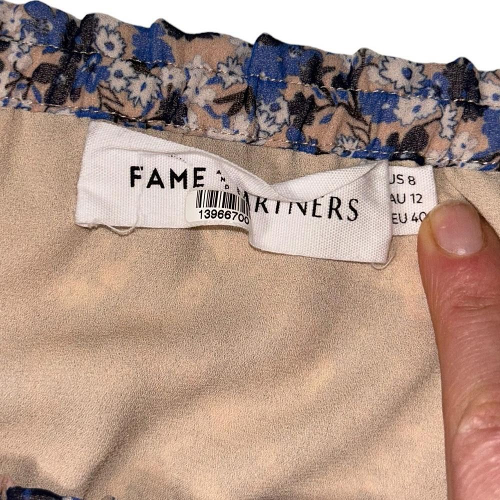 Designer Fame and Partners l Willet Floral Top Size 8 Size M / US 6-8 / IT 42-44 - 7 Thumbnail