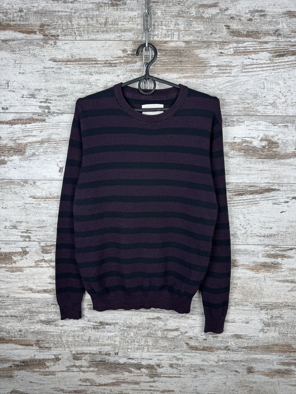 Folk Mens Vintage Folk sweater striped sweatshirt luxury Size US S / EU 44-46 / 1 - 2 Thumbnail