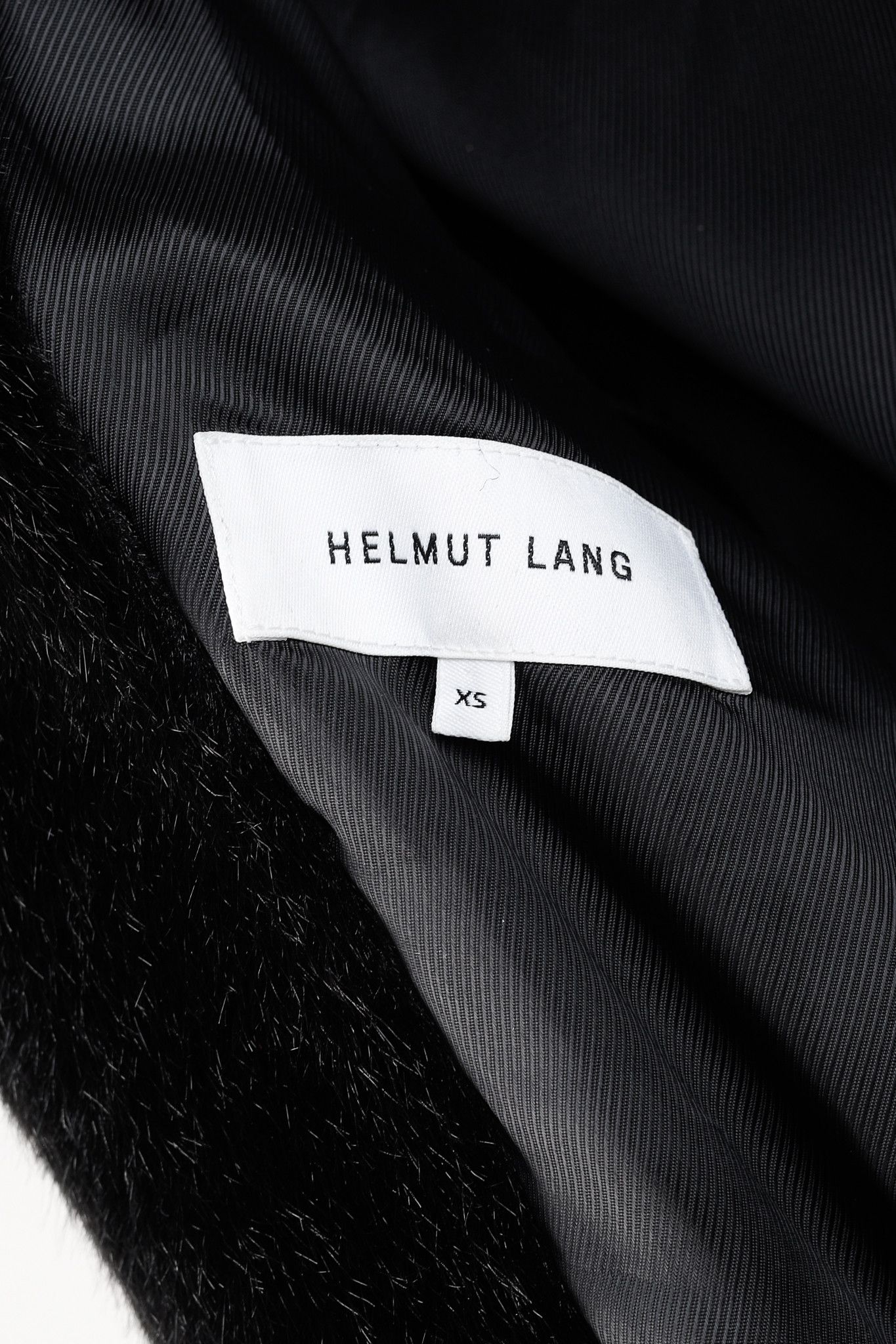 Helmut Lang Helmut Lang Black Faux Mink Fur Hooded Bomber Jacket Size XS / US 0-2 / IT 36-38 - 8 Thumbnail