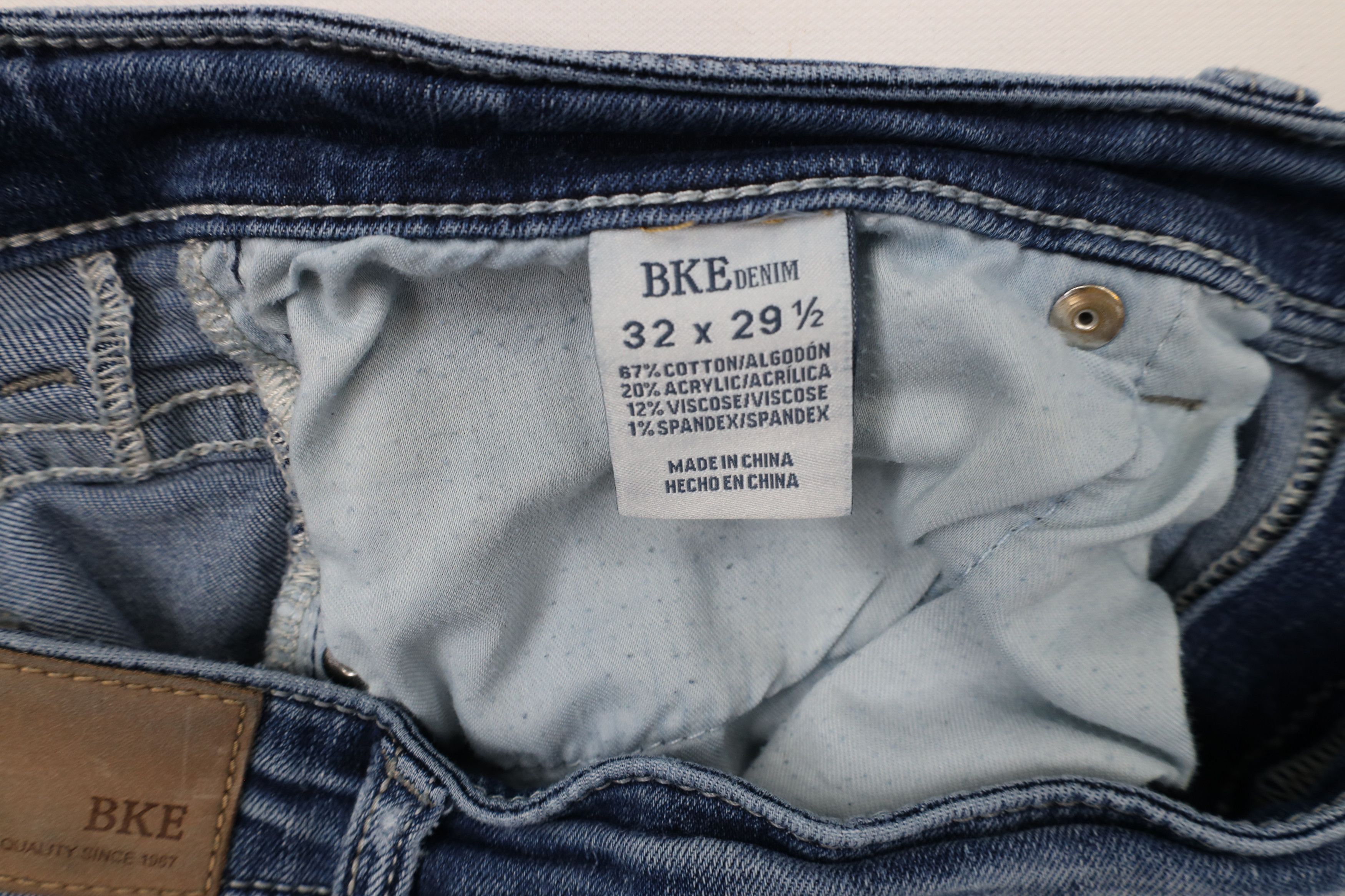 Vintage Buckle BKE Faded Payton Mid Rise Bootcut Denim Jeans Blue Size 32" / US 10 / IT 46 - 9 Thumbnail