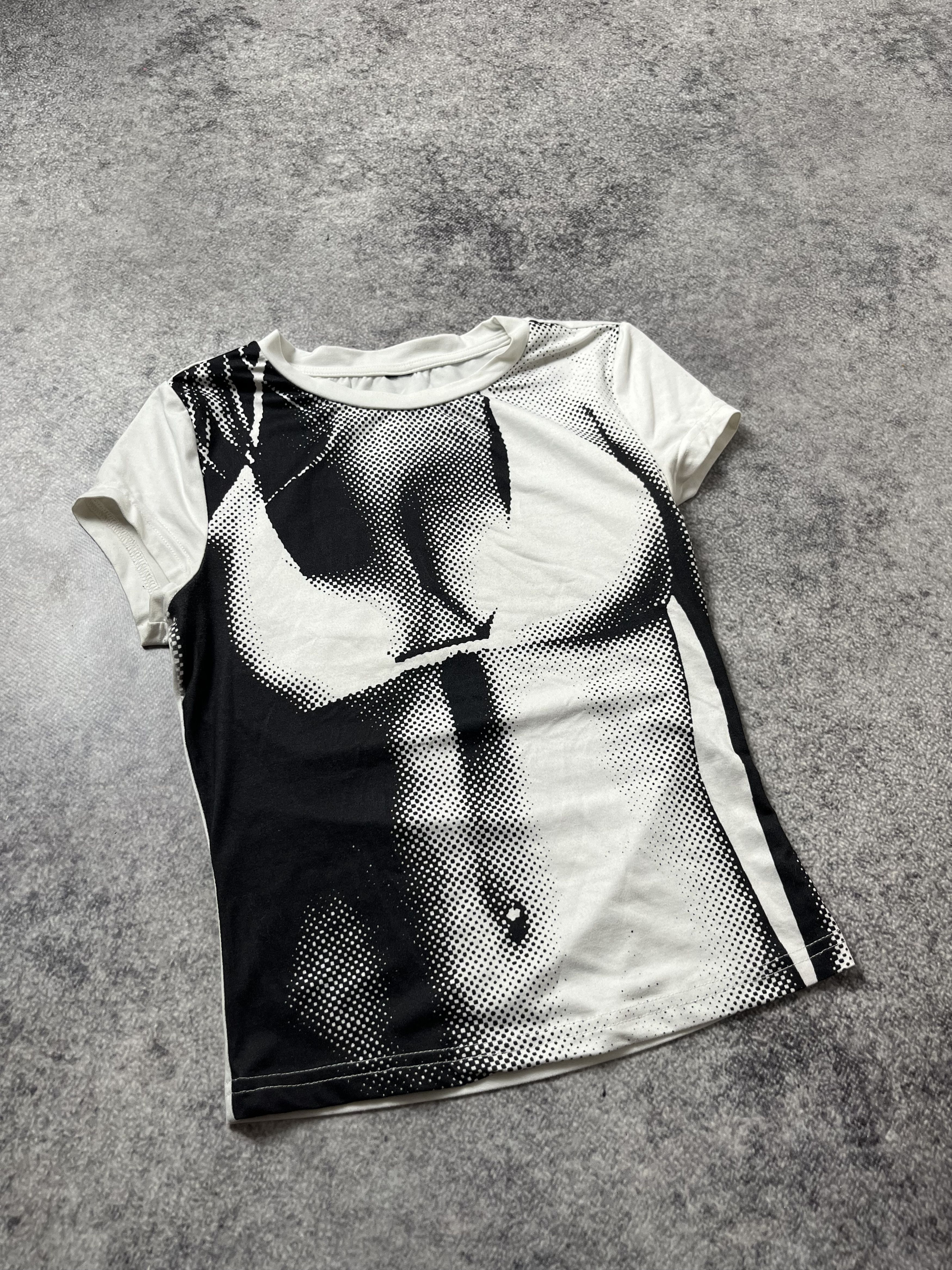 Hysteric Glamour 🔥00's Jean Paul Gaultier Style Tattoo Top T Shirt Y2k Size S / US 4 / IT 40 - 5 Thumbnail
