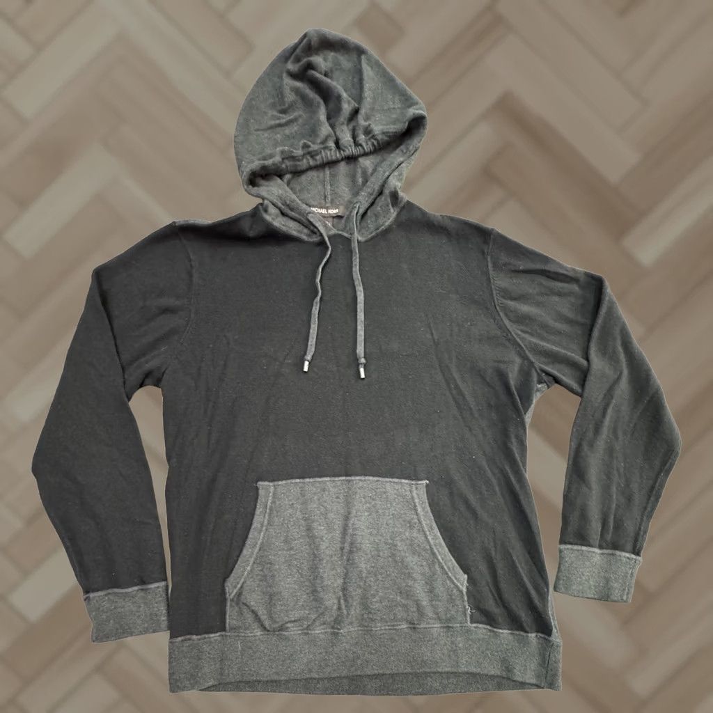 Michael Kors Michael Kors Hoodie Mens 2XL Black Gray Pullover Kangaroo Pocket Long Sleeve Size US XXL / EU 58 / 5 - 1 Thumbnail