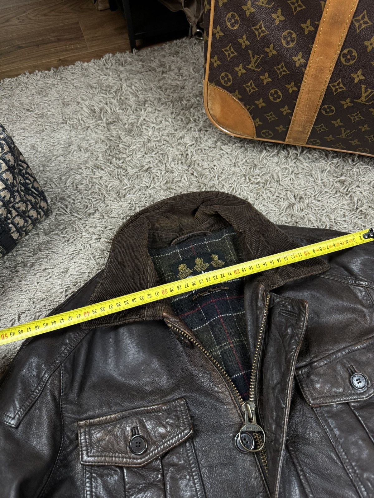 Barbour Leather jacket Barbour England jacket original item Size US XXL / EU 58 / 5 - 9 Thumbnail