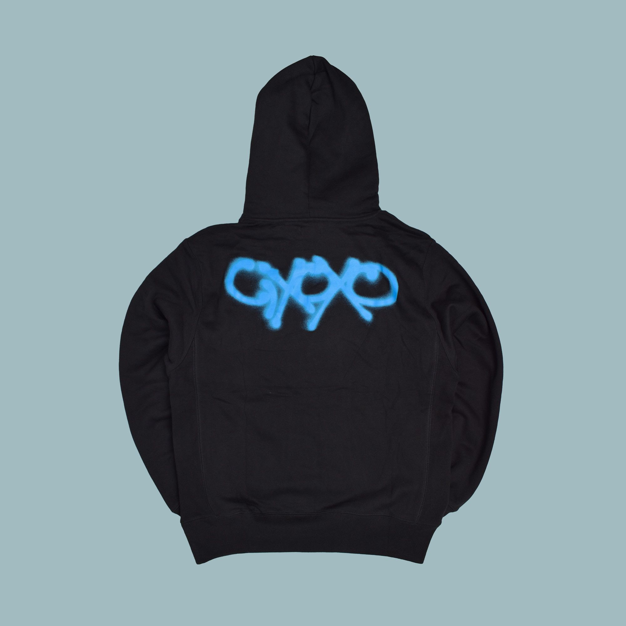 Chito *BNWOT* CHITO x CAMILA CABELLO — BLUE SPRAY DOG HOODIE Size US XL / EU 56 / 4 - 2 Thumbnail